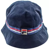 FILA Reversible Cotton Bucket Hat - NAVY