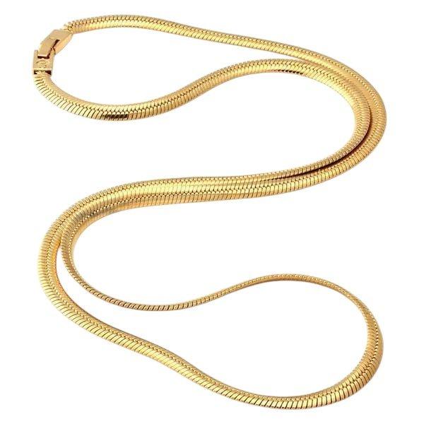 King Ice 5mm Thick Herringbone Chain - Gold - GOLD
