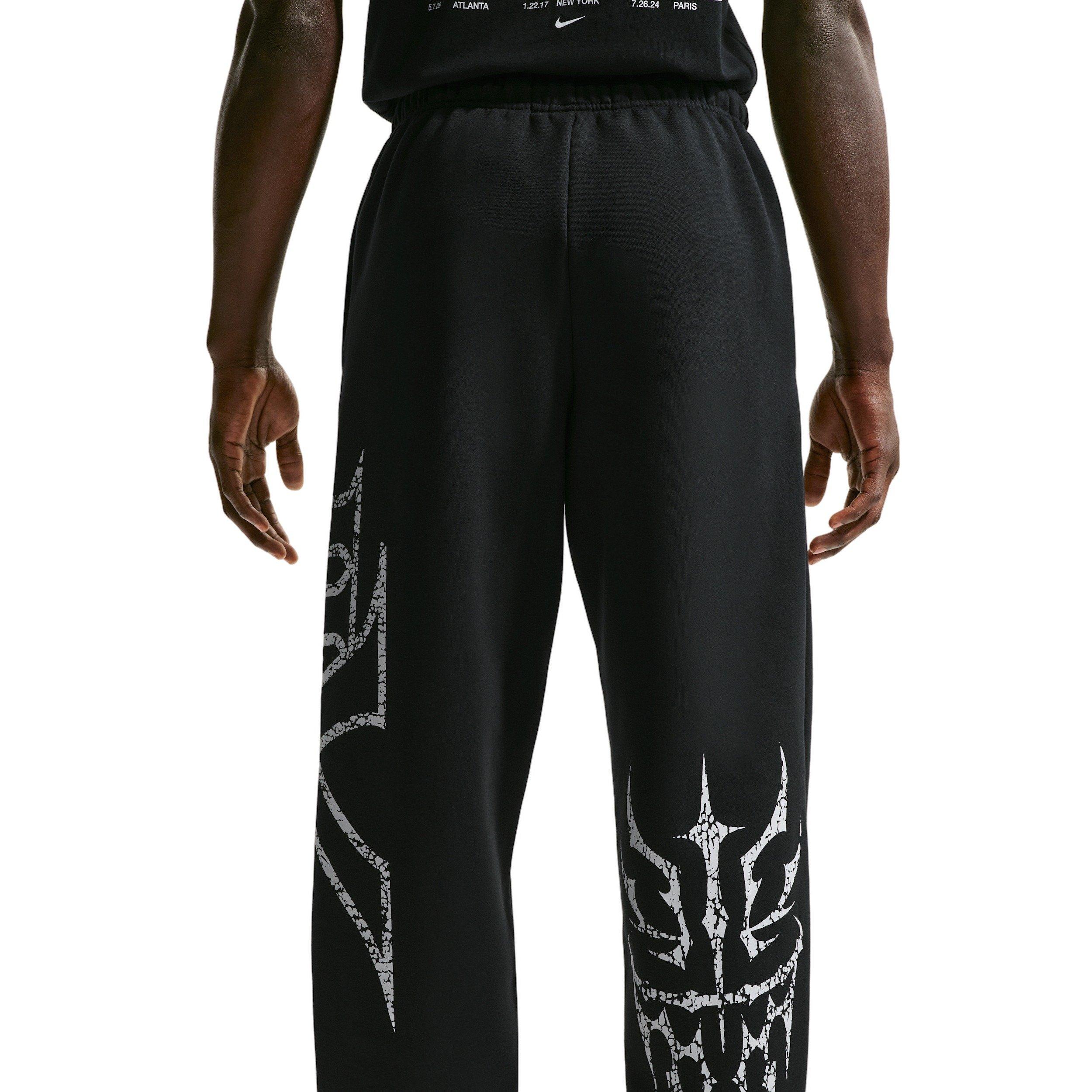 Nike Men's JA Therma-FIT Basketball Pants - Black - BLACK Thumbnail View 4