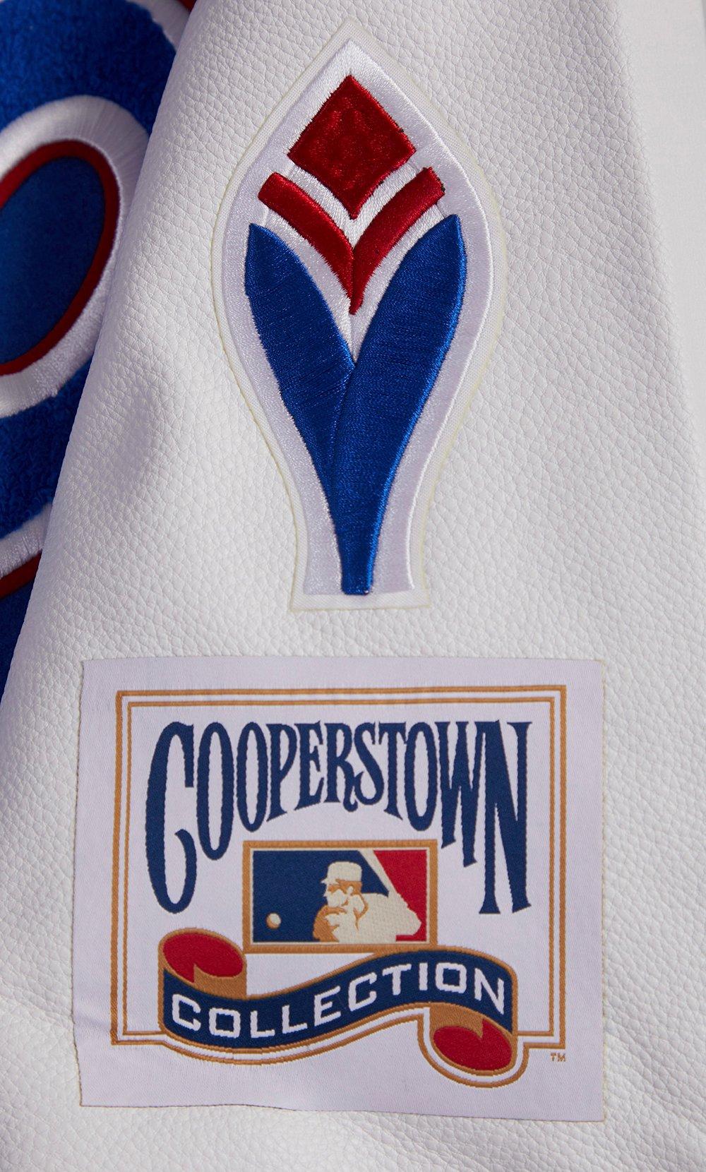 Pro Standard Men's MLB Atlanta Braves Retro Classic Rib Wool Varsity Jacket - Royal Blue/Red - ROYAL/RED Thumbnail View 10