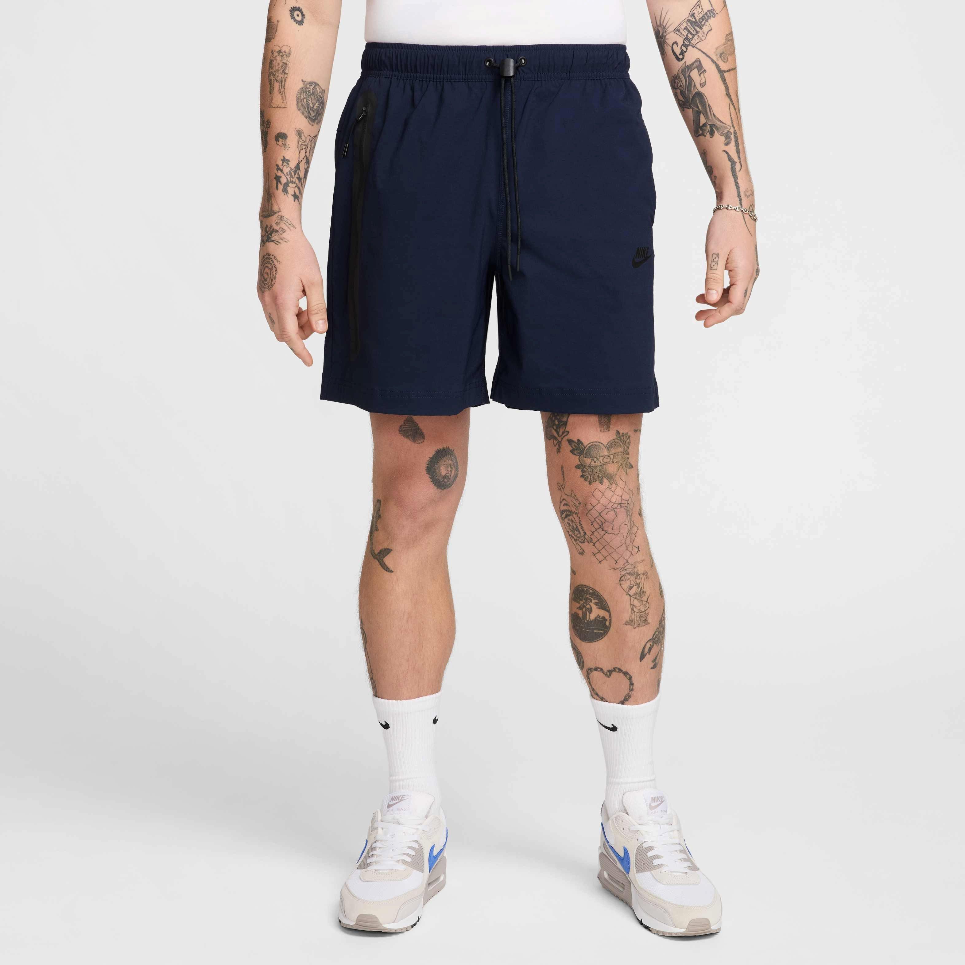Nike Men's Tech Woven Shorts - BLUE Thumbnail View 3