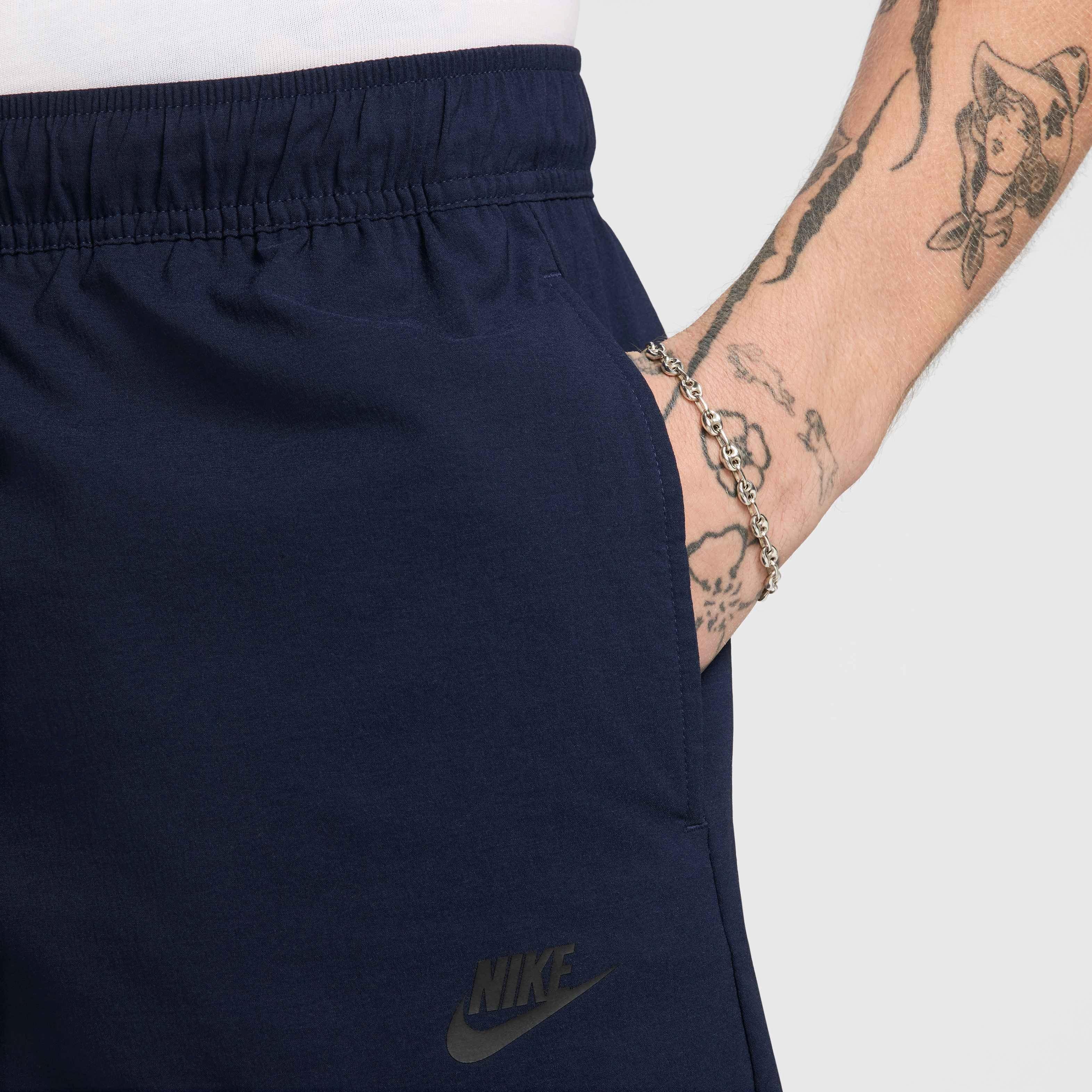 Nike Men's Tech Woven Shorts - BLUE Thumbnail View 5