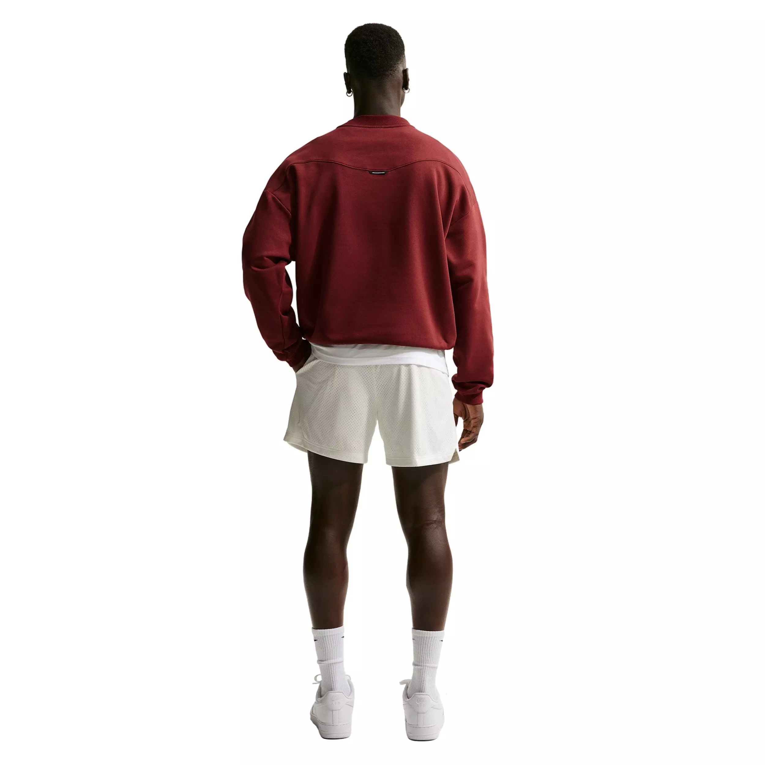 Nike Men's Standard Issue 5" Practice Mesh Basketball Shorts - WHITE