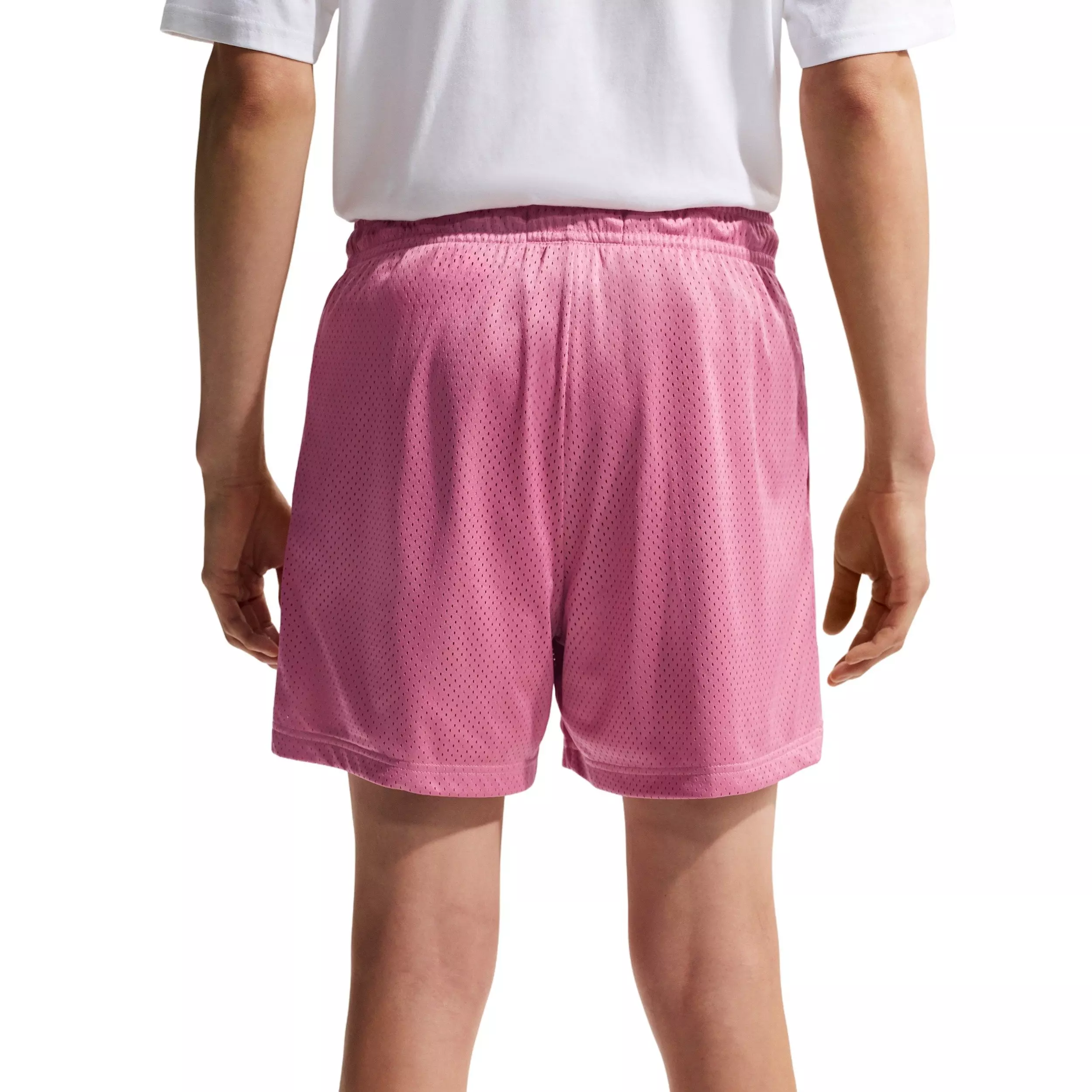 Nike Men's Standard Issue 5" Practice Mesh Basketball Shorts - PINK