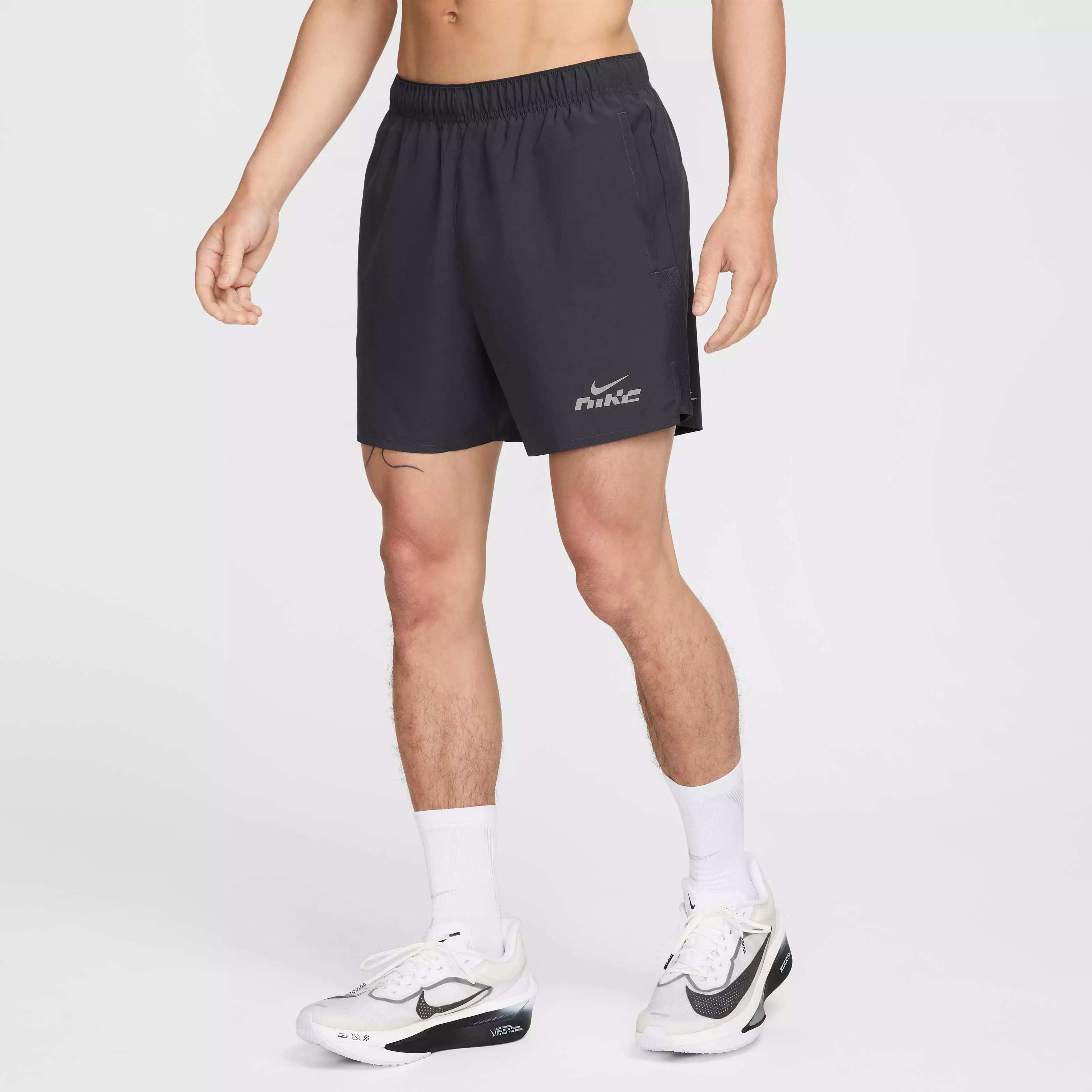 Nike Men's Challenger Flash Dri-FIT 5" Brief-Lined Running Shorts - GREY