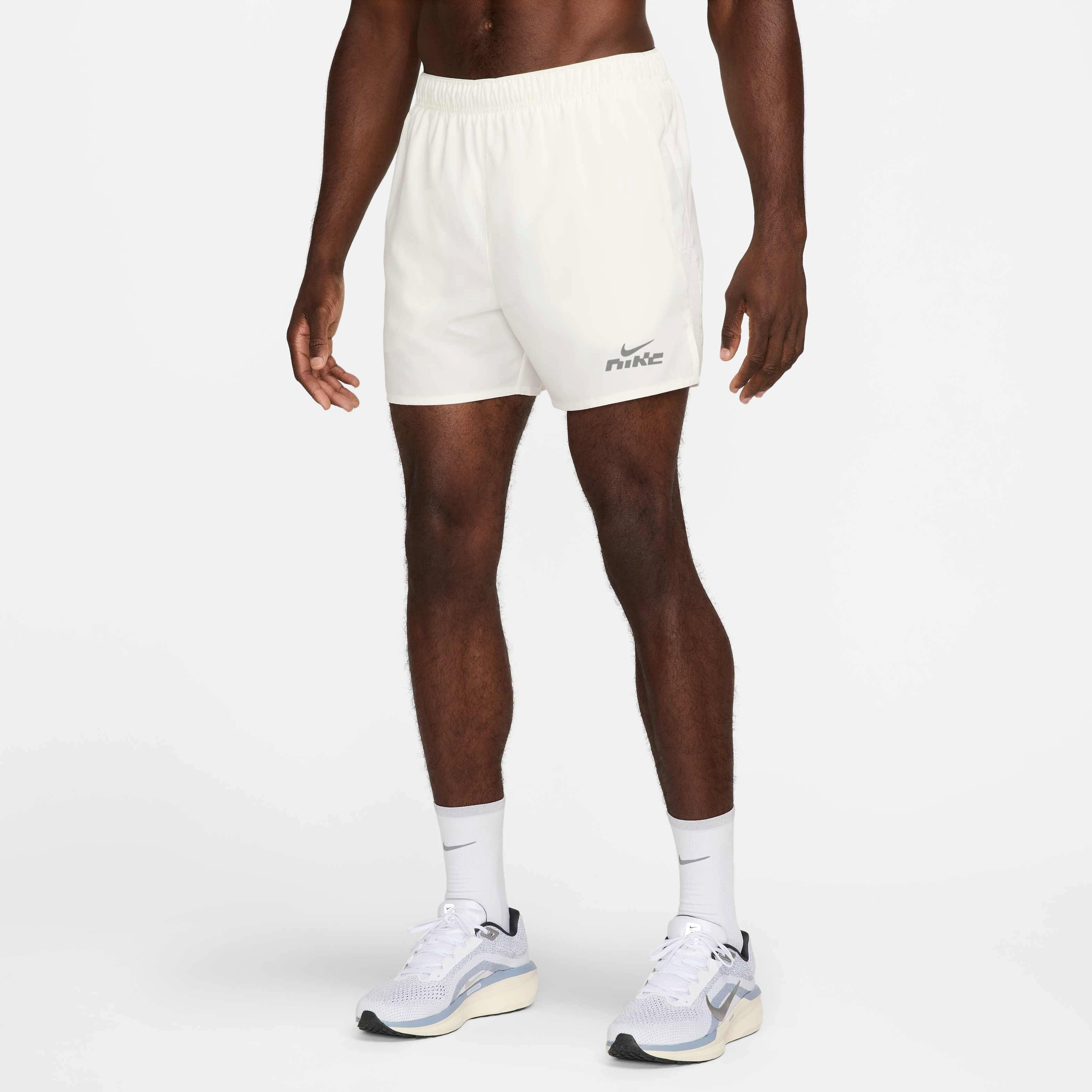 Nike Men's Challenger Flash Dri-FIT 5" Brief-Lined Running Shorts - WHITE Thumbnail View 2
