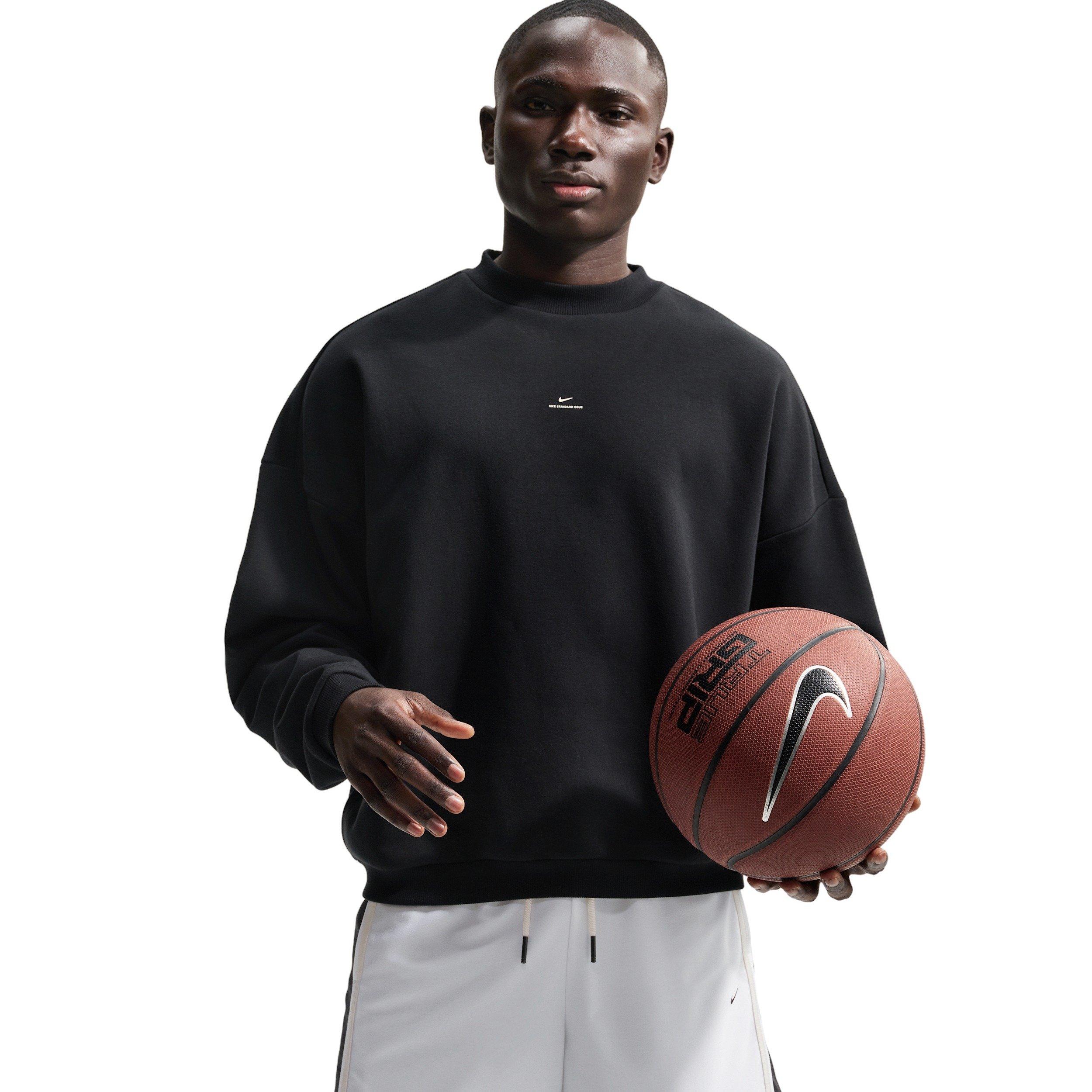 Nike Men's Standard Issue Dri-FIT 6" Basketball Shorts - White/Black - WHITE/BLACK Thumbnail View 5