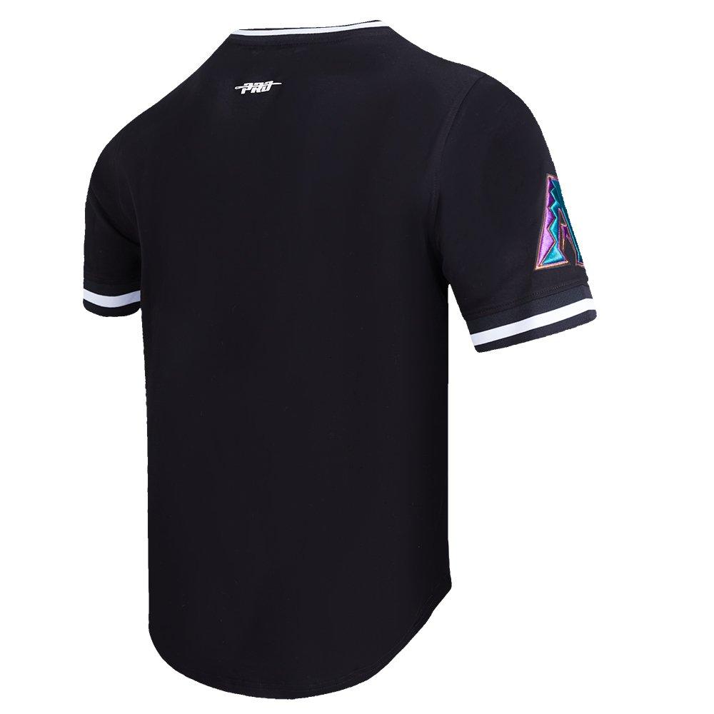 Pro Standard Men's MLB Arizona Diamondbacks Retro Classic Double Knit Tee - Black - BLACK Thumbnail View 4