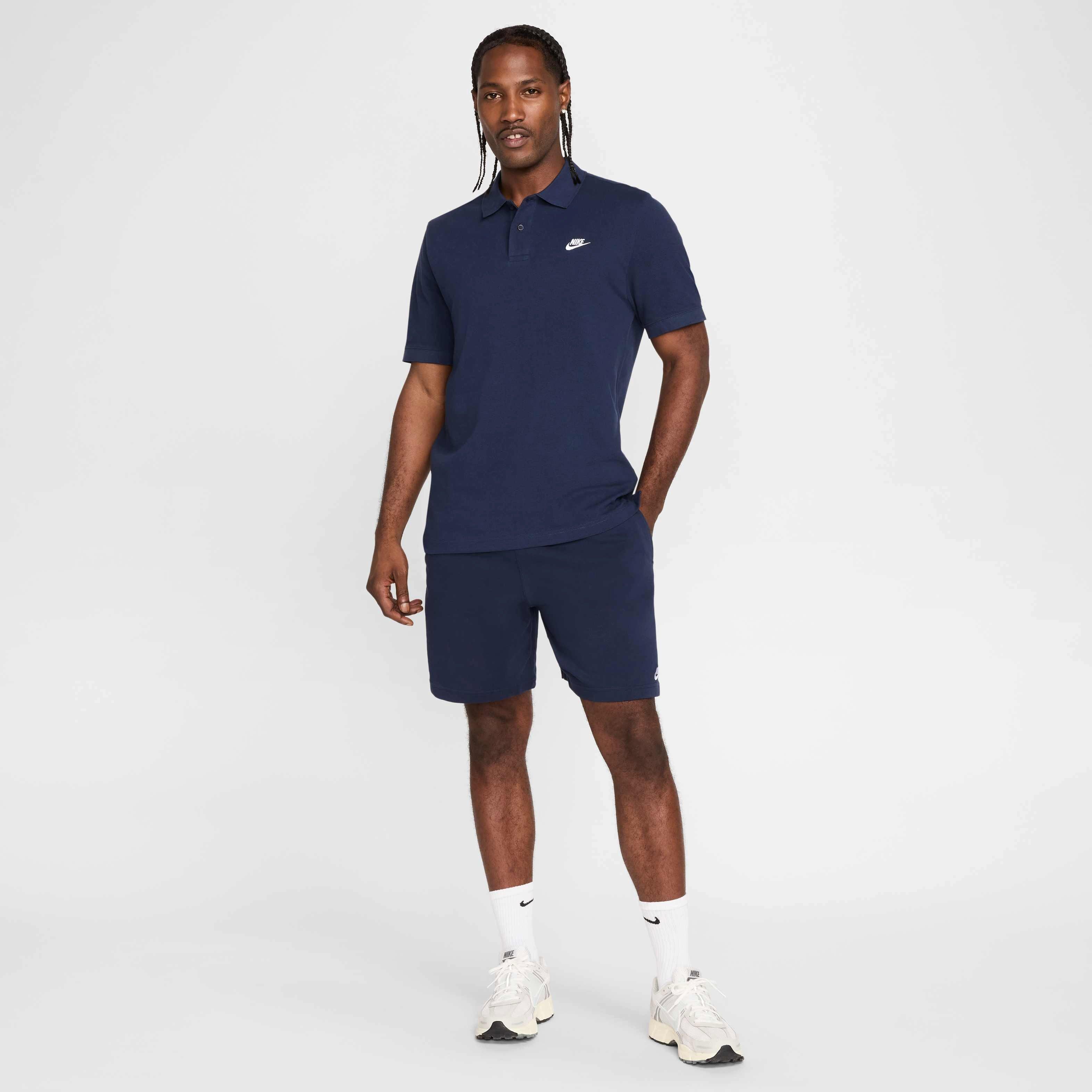 Nike Men's Club Knit Shorts - DK BLUE Thumbnail View 6