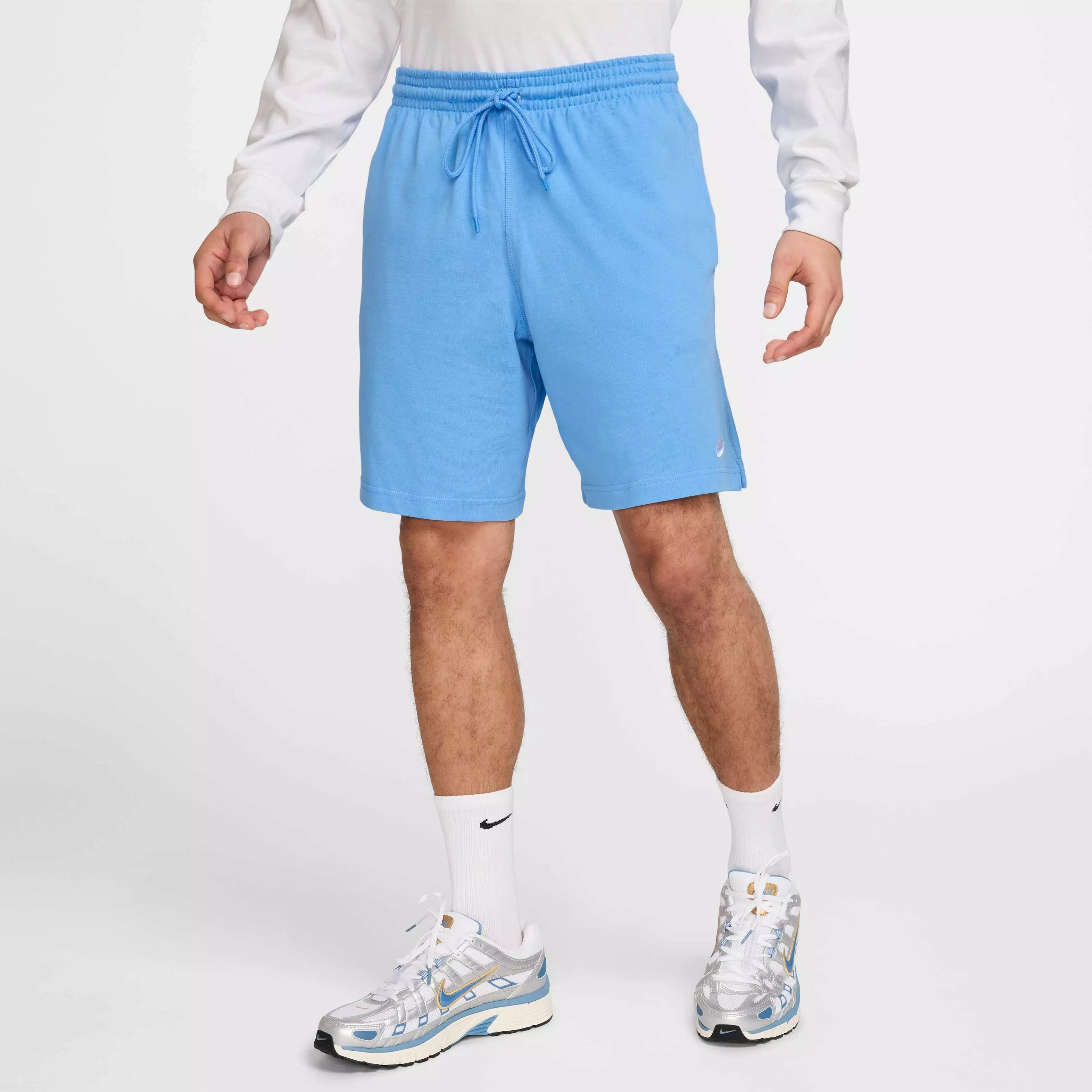 Nike Men's Club Knit Shorts - BLUE