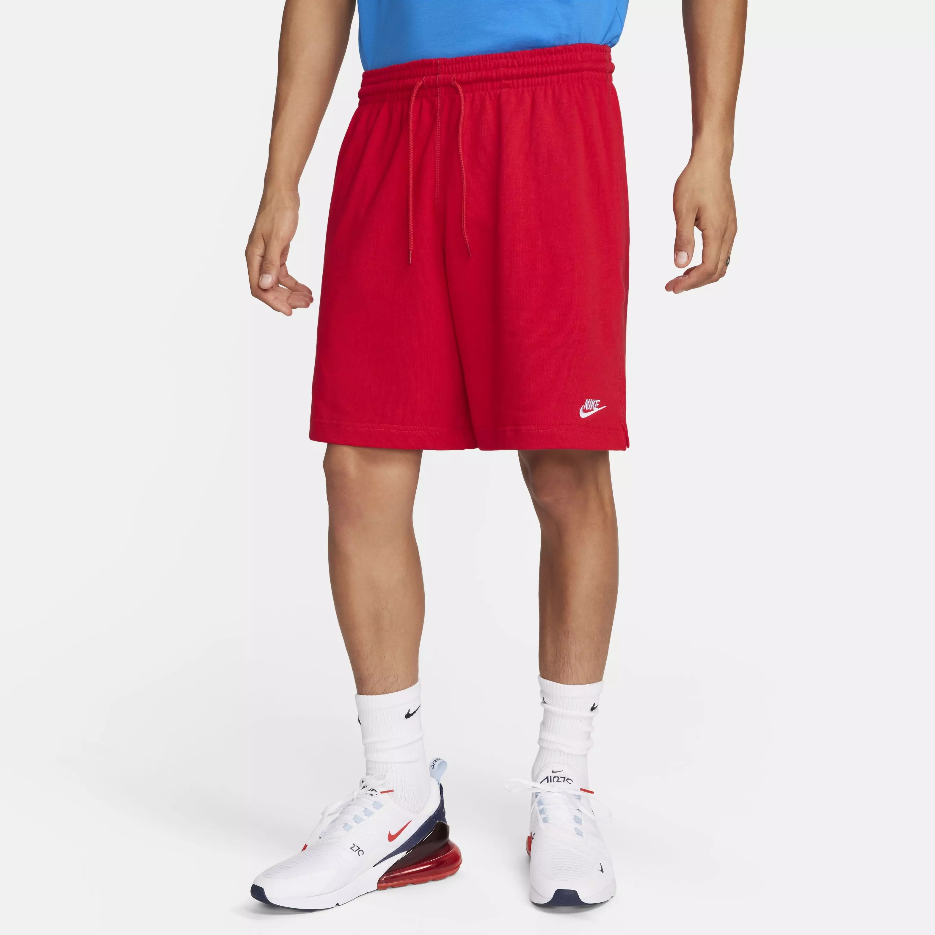 Nike Men's Club Knit Shorts - RED