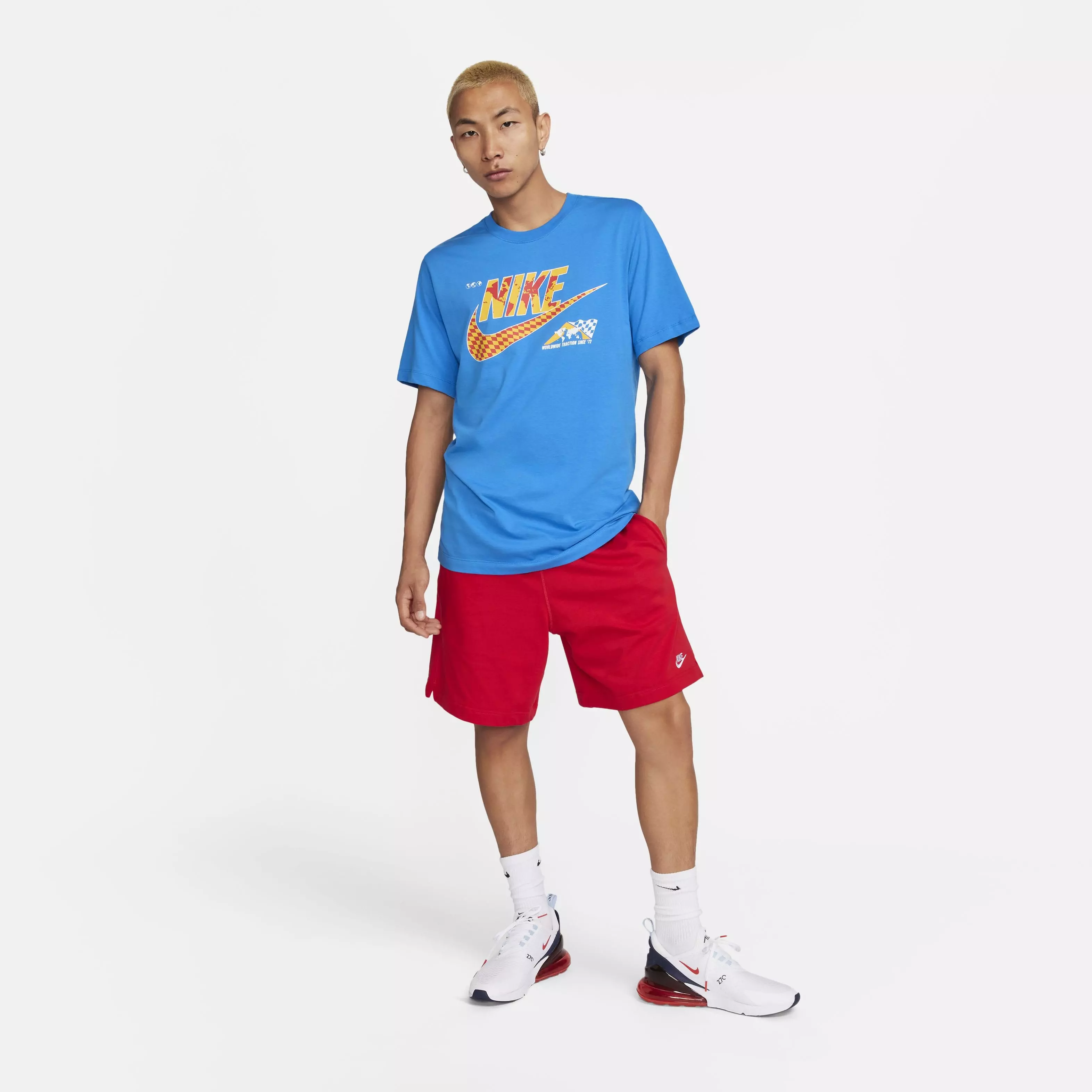 Nike Men's Club Knit Shorts - RED