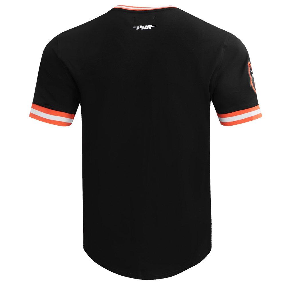 Pro Standard Men's MLB Baltimore Orioles Retro Classic Double Knit Tee - Black/Orange - BLACK/ORANGE Thumbnail View 2