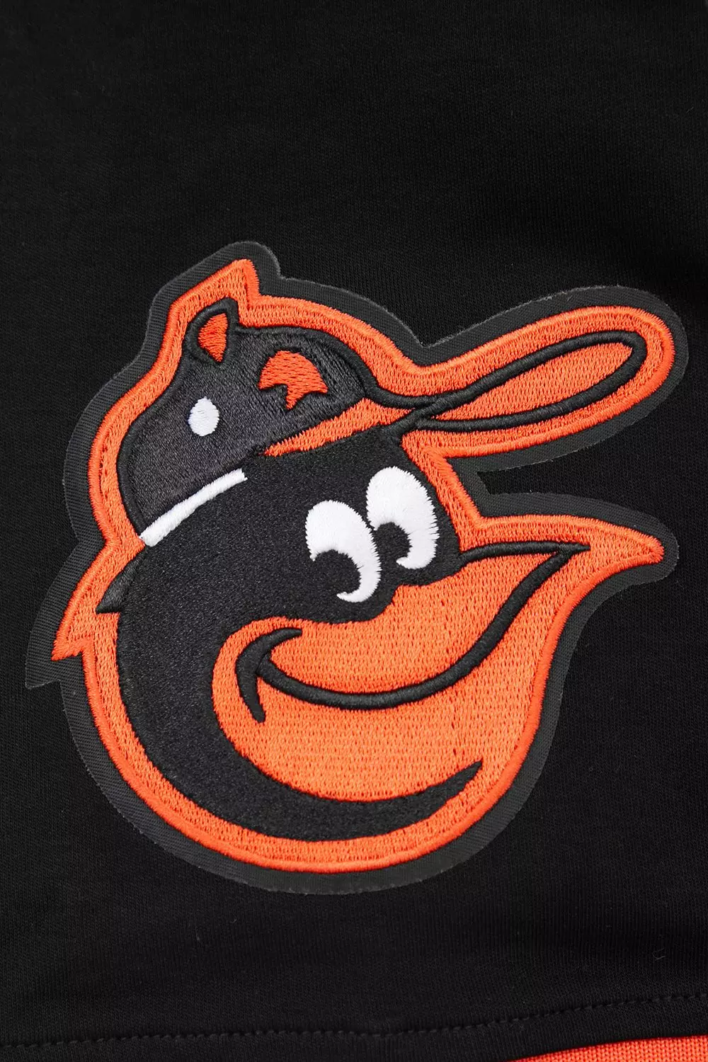 Pro Standard Men's MLB Baltimore Orioles Retro Classic Double Knit Tee -Black/Orange - BLACK/ORANGE