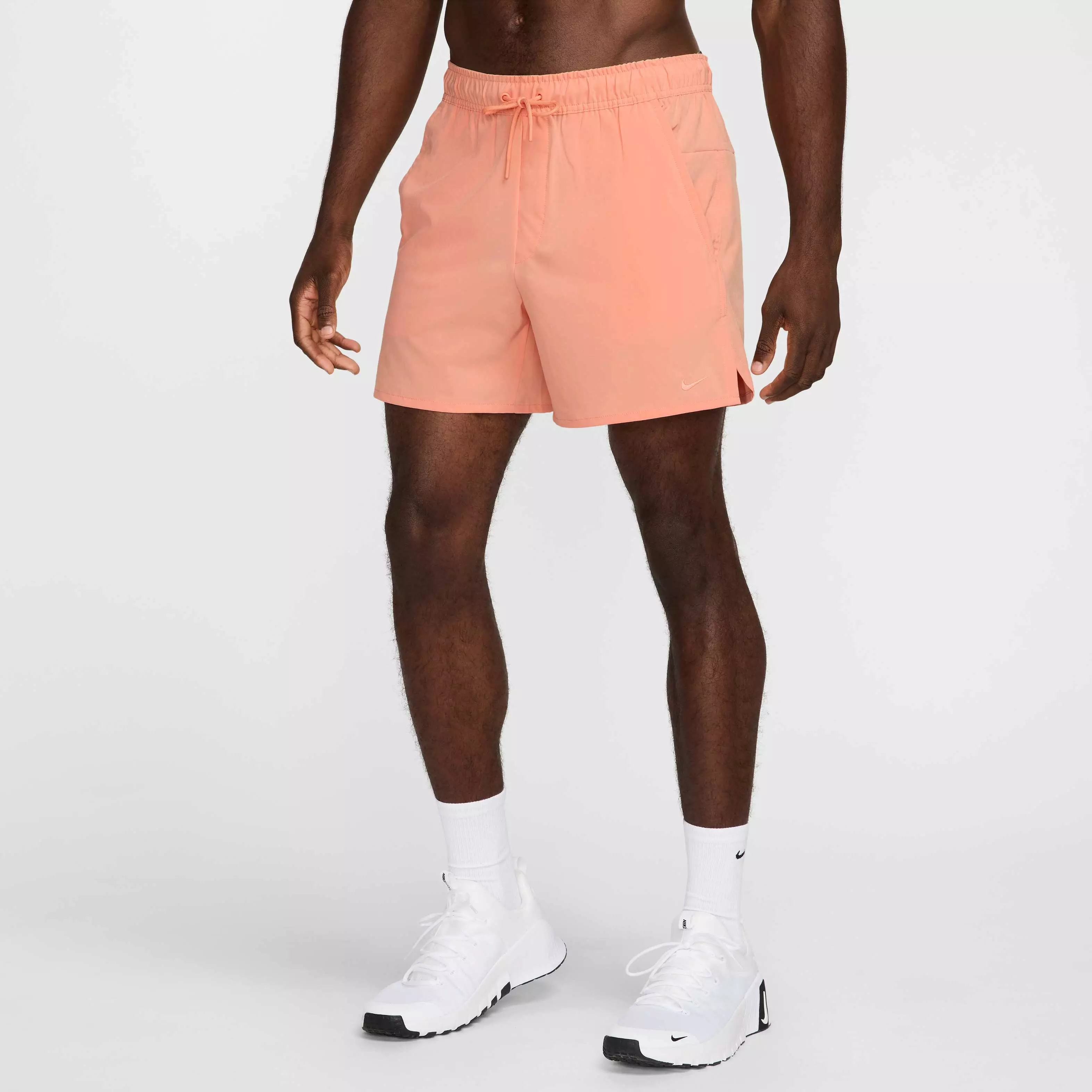 Nike Men's Unlimited Dri-FIT 5" Unlined Versatile Shorts - ORANGE