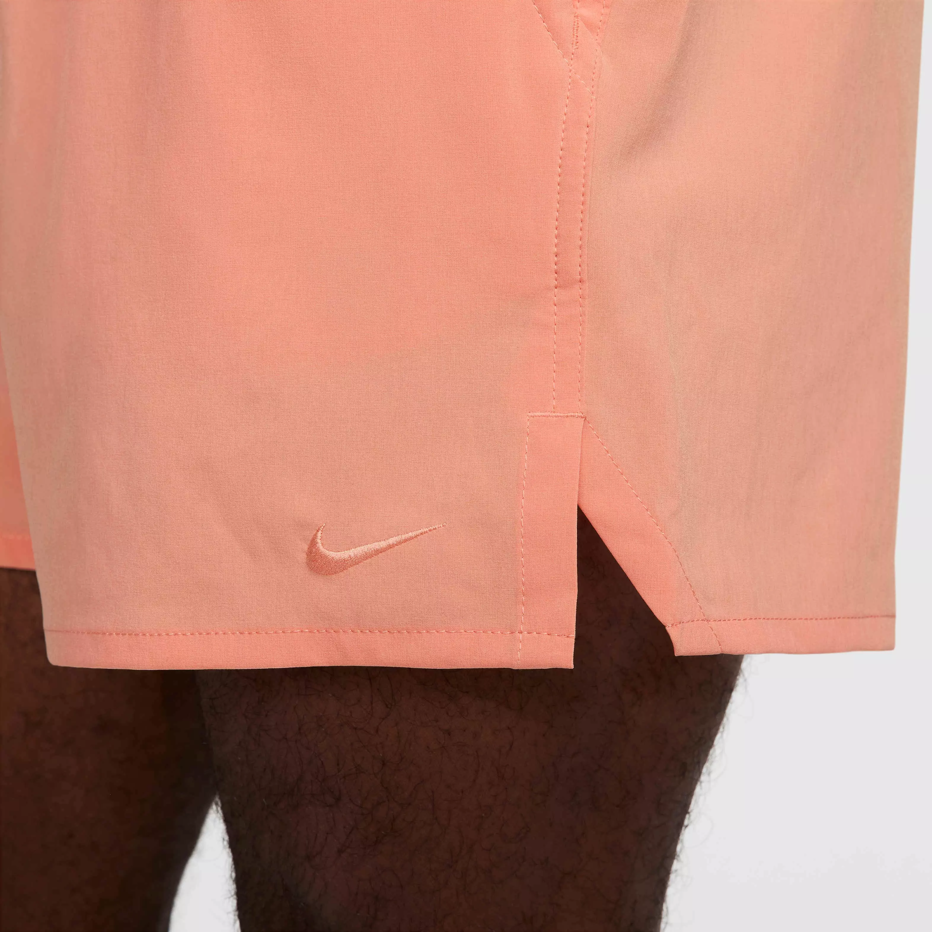 Nike Men's Unlimited Dri-FIT 5" Unlined Versatile Shorts - ORANGE
