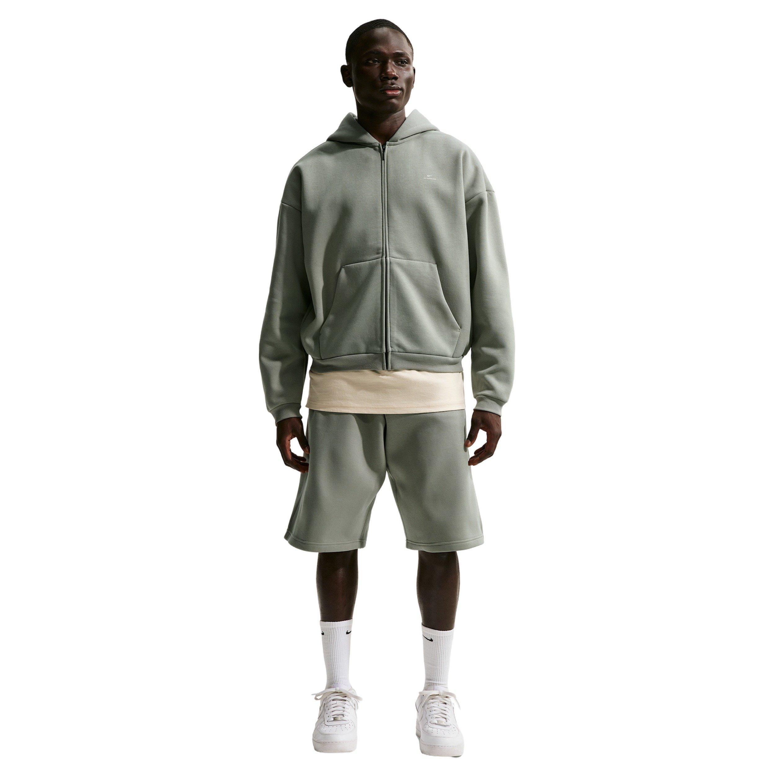 Nike Men's Standard Issue Therma-FIT Full-Zip Basketball Hooded Jacket - GREY