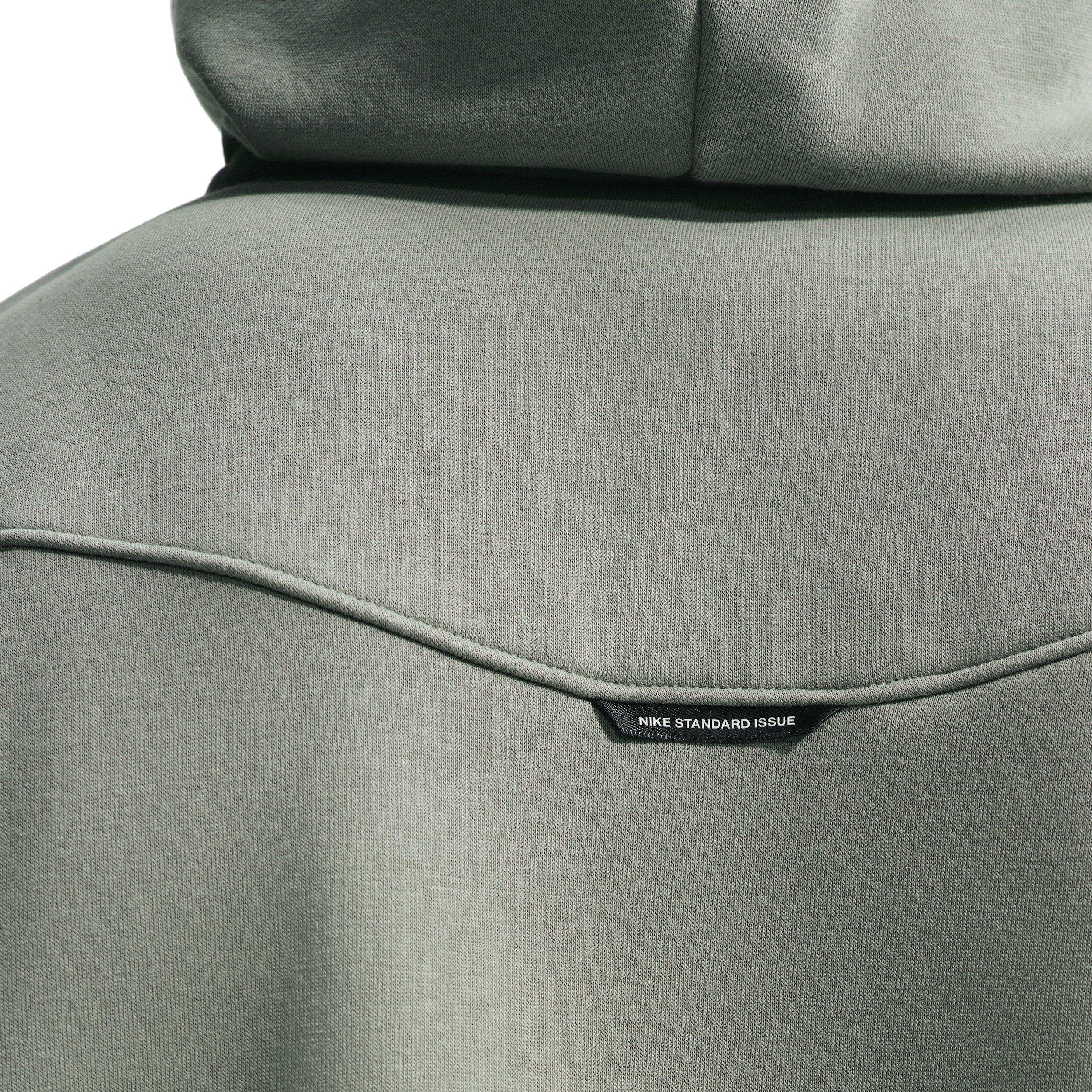 Nike Men's Standard Issue Therma-FIT Full-Zip Basketball Hooded Jacket - GREY