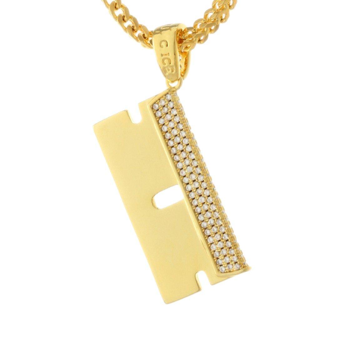 King Ice RZA Blade Necklace - GOLD