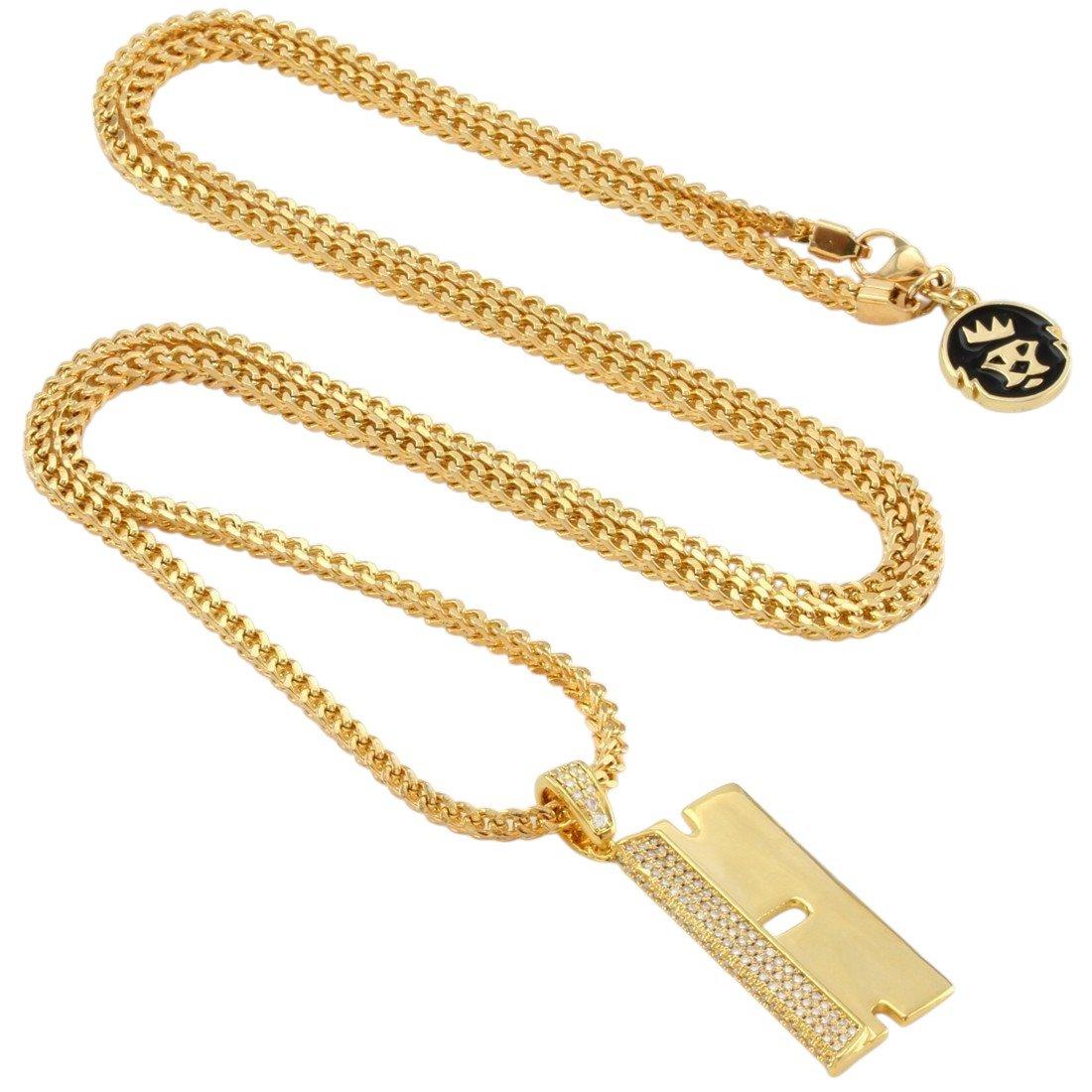King Ice RZA Blade Necklace - GOLD
