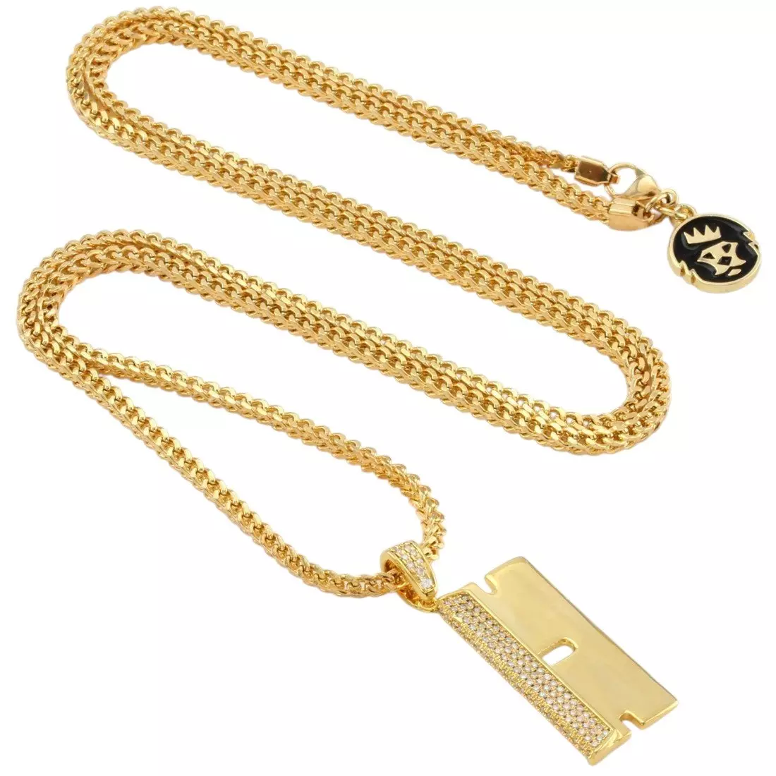 King Ice RZA Blade Necklace - GOLD