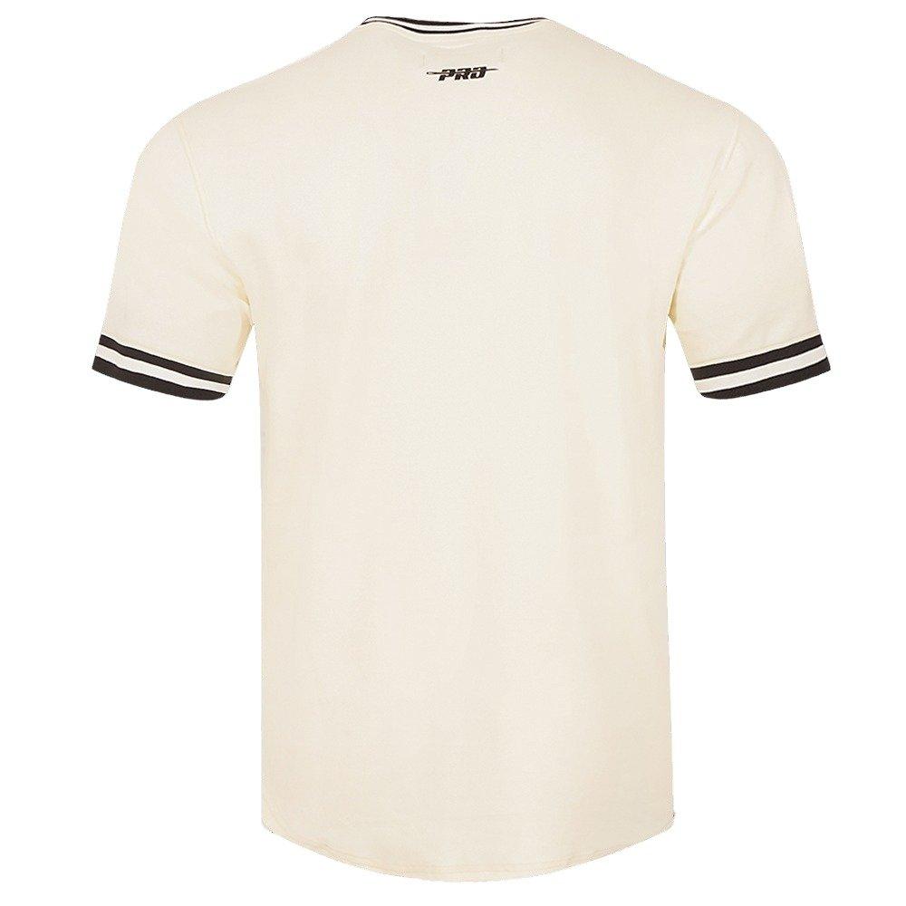 Pro Standard Men's MLB Baltimore Orioles Retro Classic Double Knit Tee - Eggshell/Black - EGGSHELL/BLACK Thumbnail View 2