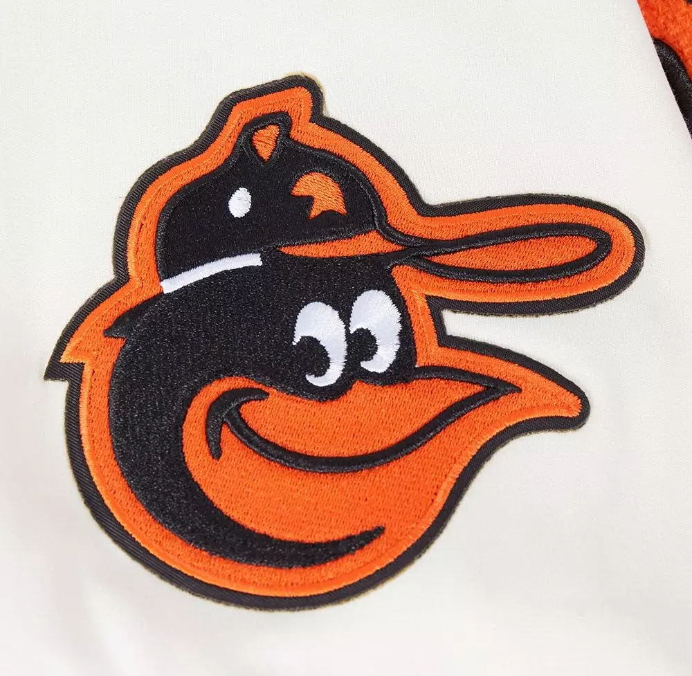 Pro Standard Men's MLB Baltimore Orioles Retro Classic Double Knit Tee -Eggshell/Black - EGGSHELL/BLACK