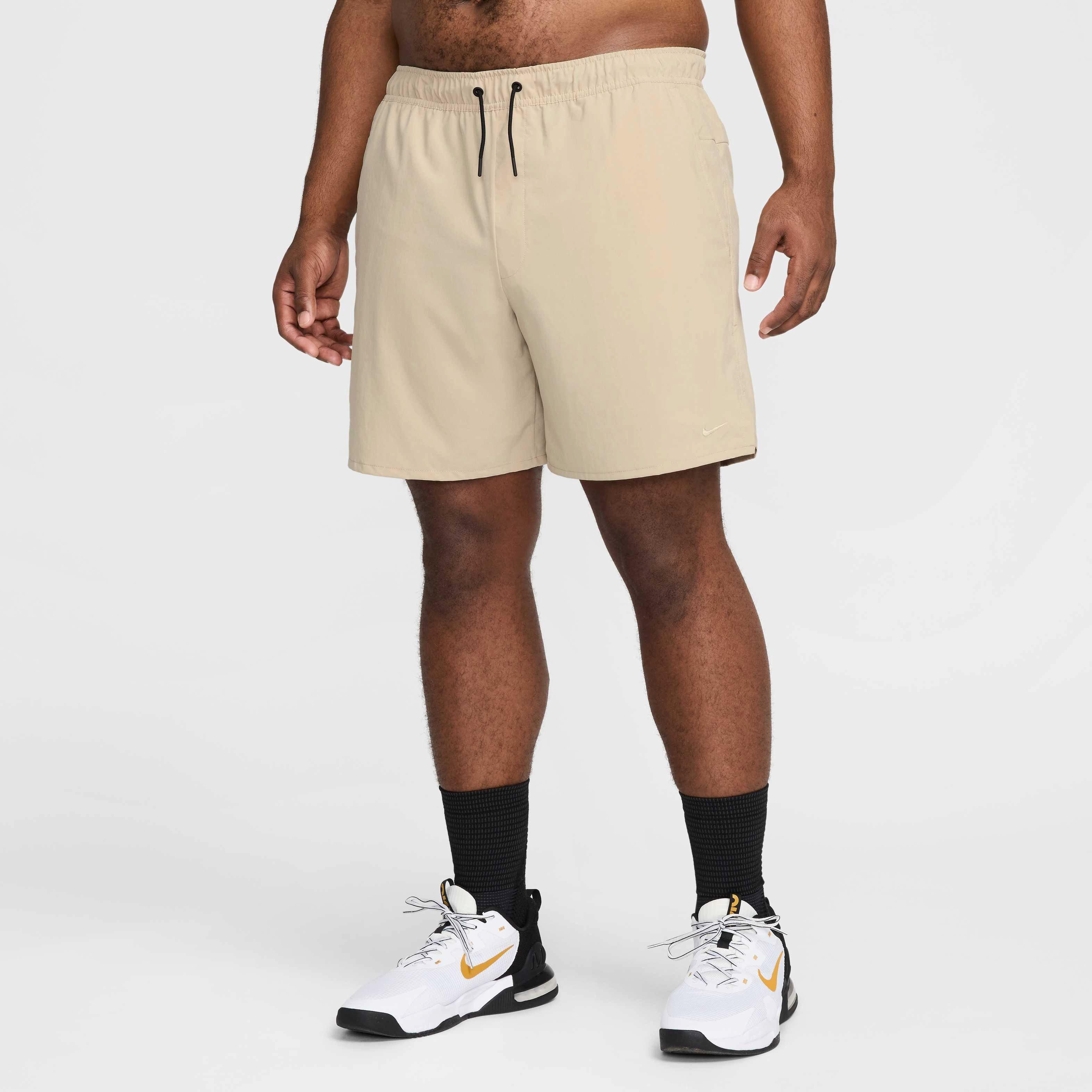 Nike Men's Unlimited Dri-FIT Woven 7" Unlined Versatile Shorts - KHAKI Thumbnail View 8