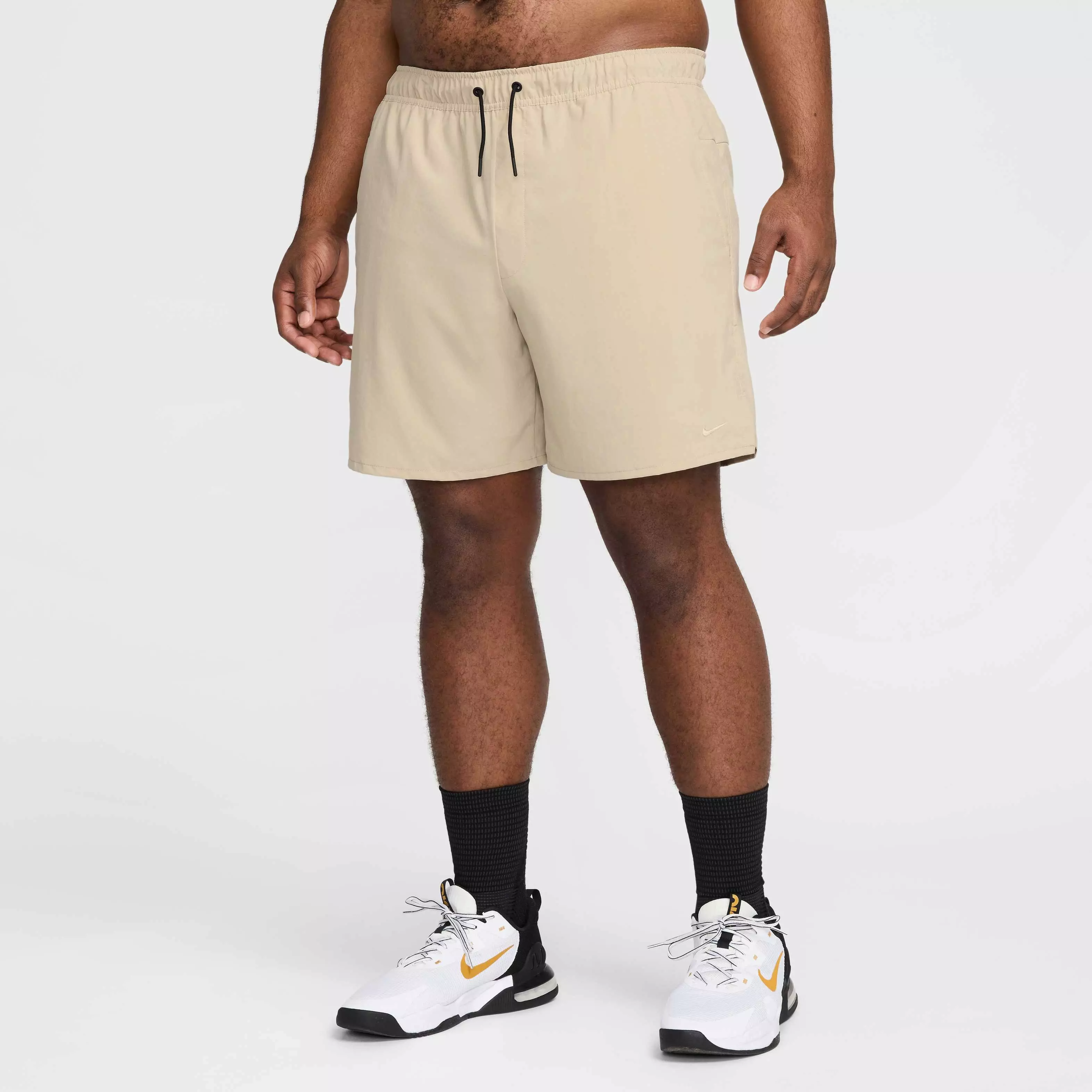 Nike Men's Unlimited Dri-FIT Woven 7" Unlined Versatile Shorts - KHAKI