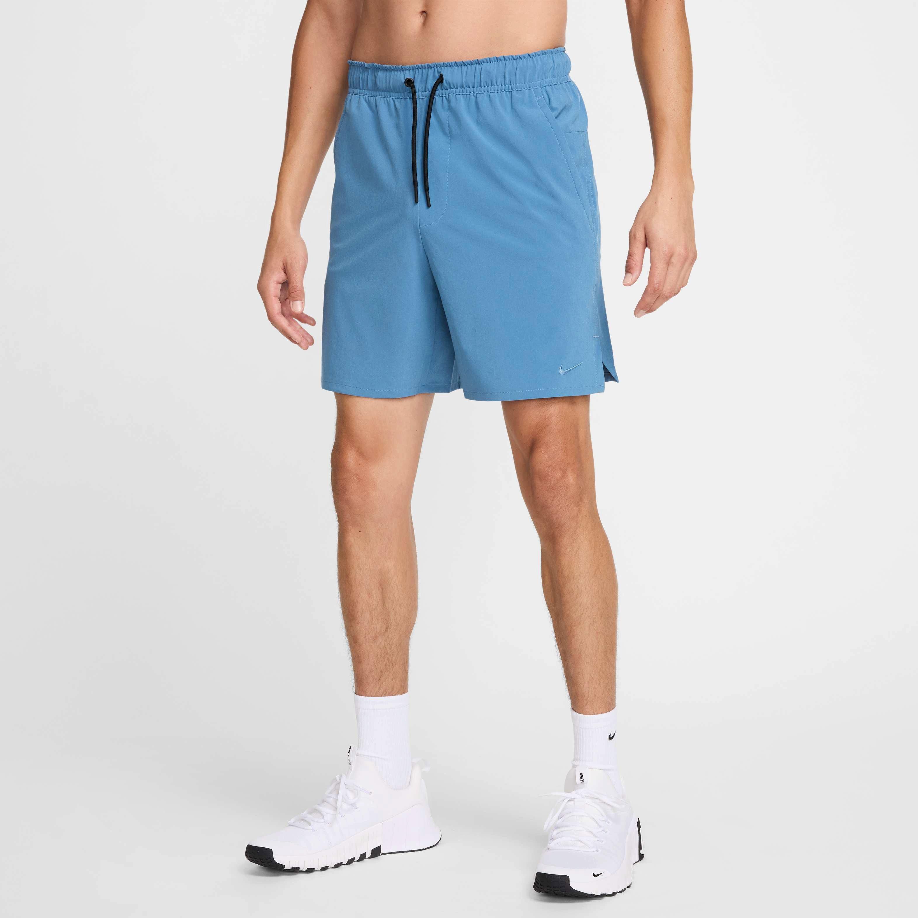 Nike Men's Unlimited Dri-FIT Woven 7" Unlined Versatile Shorts - BLUE Thumbnail View 3