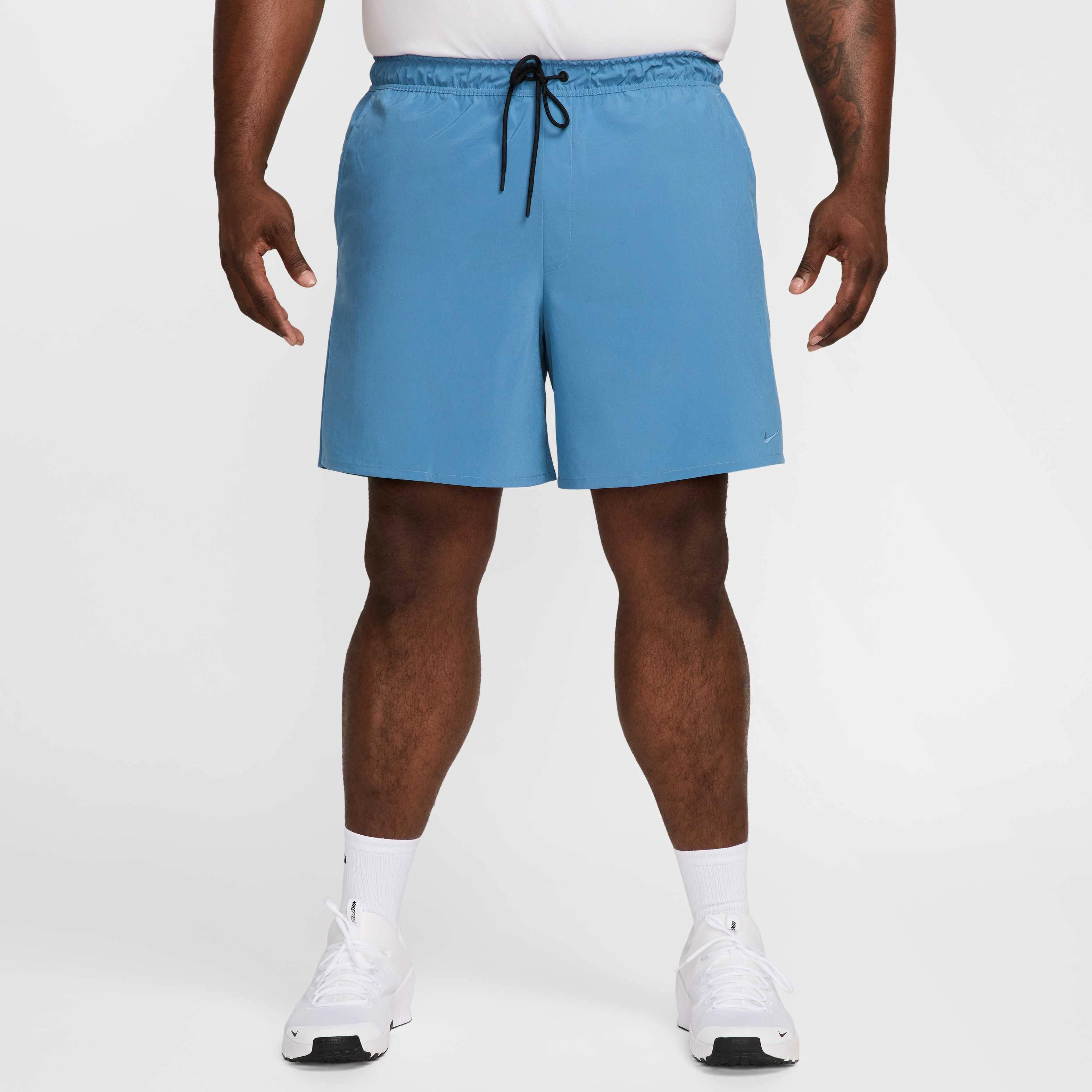Nike Men's Unlimited Dri-FIT Woven 7" Unlined Versatile Shorts - BLUE Thumbnail View 8