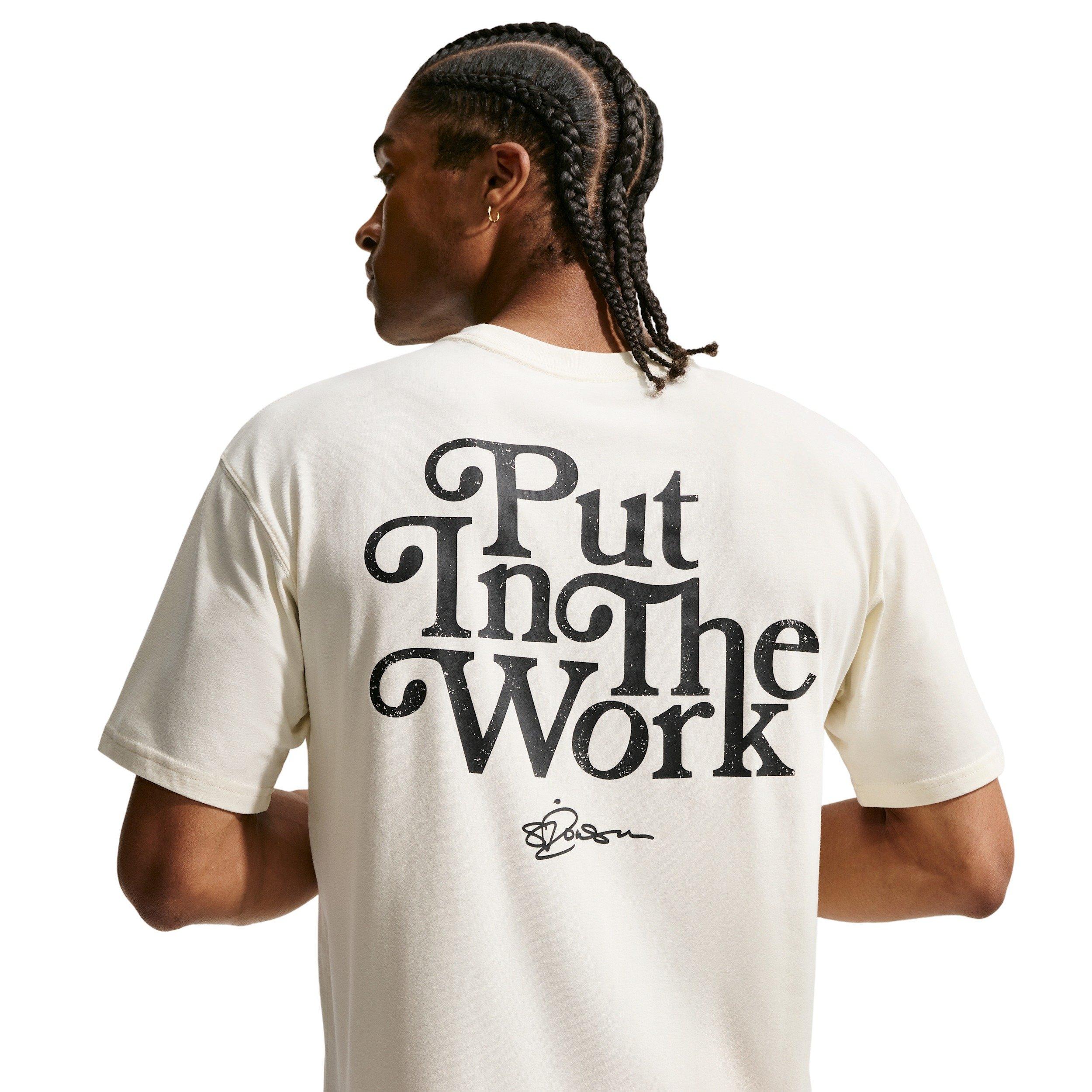 Nike Sabrina 'Put In Work' Dri-FIT Basketball T-Shirt - White - WHITE Thumbnail View 5