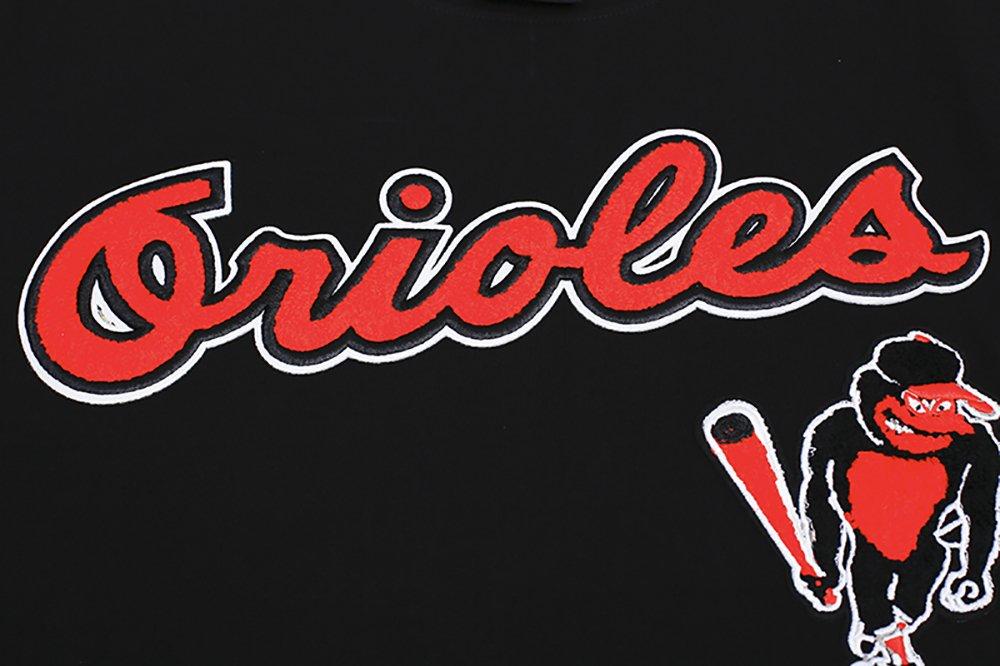 Pro Standard Men's MLB Baltimore Orioles Retro Classic Single Jersey Striped Tee - Black/Orange - BLACK/ORANGE Thumbnail View 5