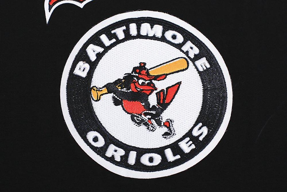 Pro Standard Men's MLB Baltimore Orioles Retro Classic Single Jersey Striped Tee - Black/Orange - BLACK/ORANGE Thumbnail View 8