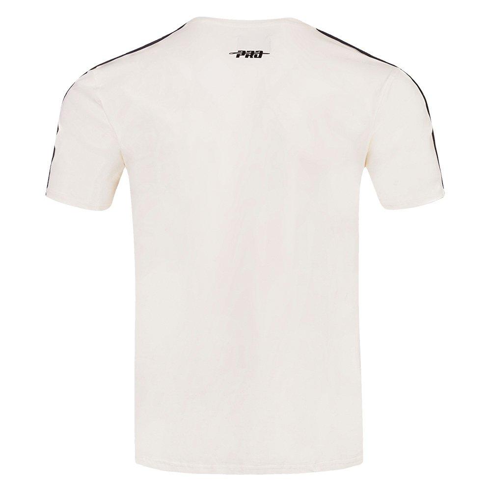 Pro Standard Men's MLB Baltimore Orioles Retro Classic Single Jersey Striped Tee - Eggshell/Black - EGGSHELL/BLACK Thumbnail View 2