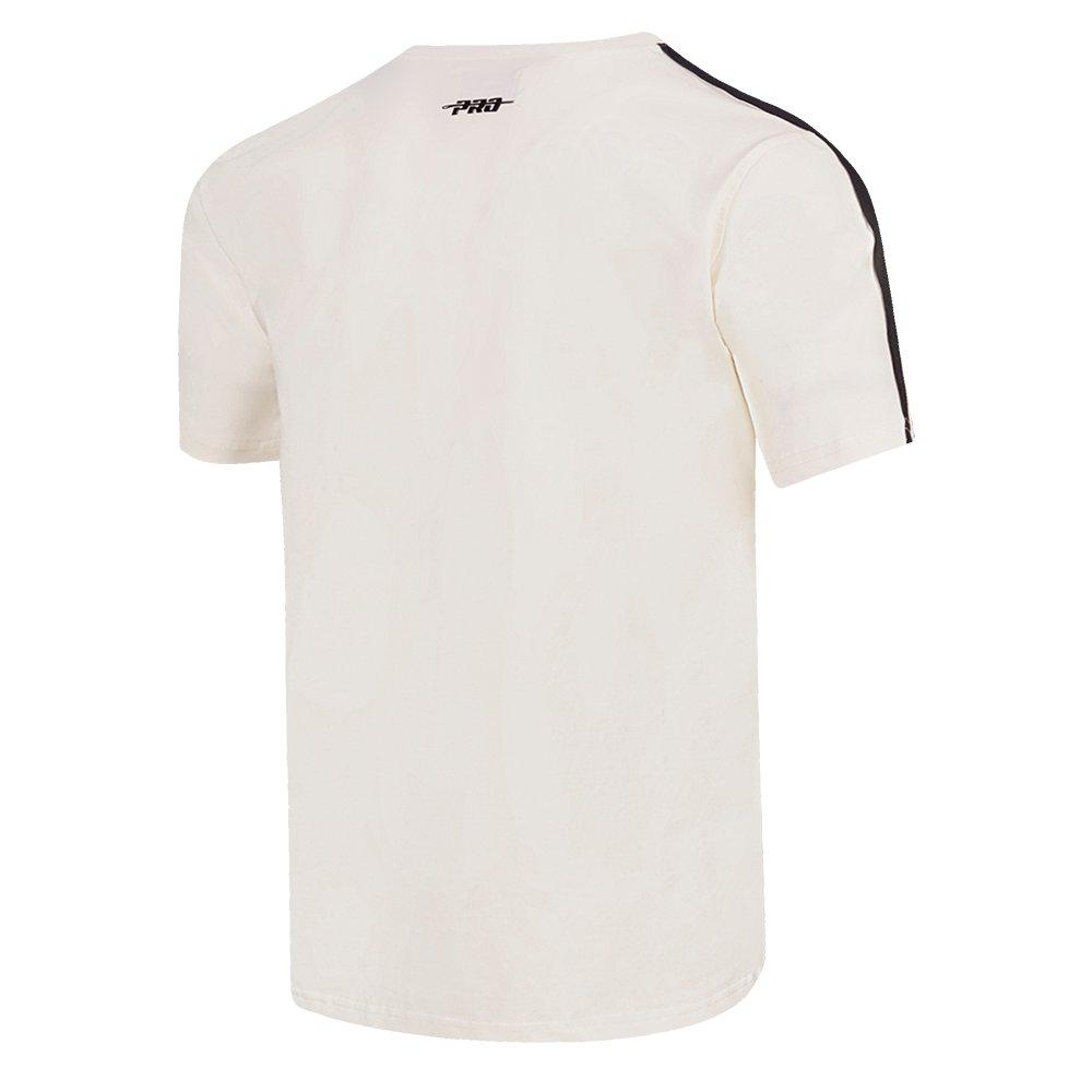 Pro Standard Men's MLB Baltimore Orioles Retro Classic Single Jersey Striped Tee - Eggshell/Black - EGGSHELL/BLACK Thumbnail View 4