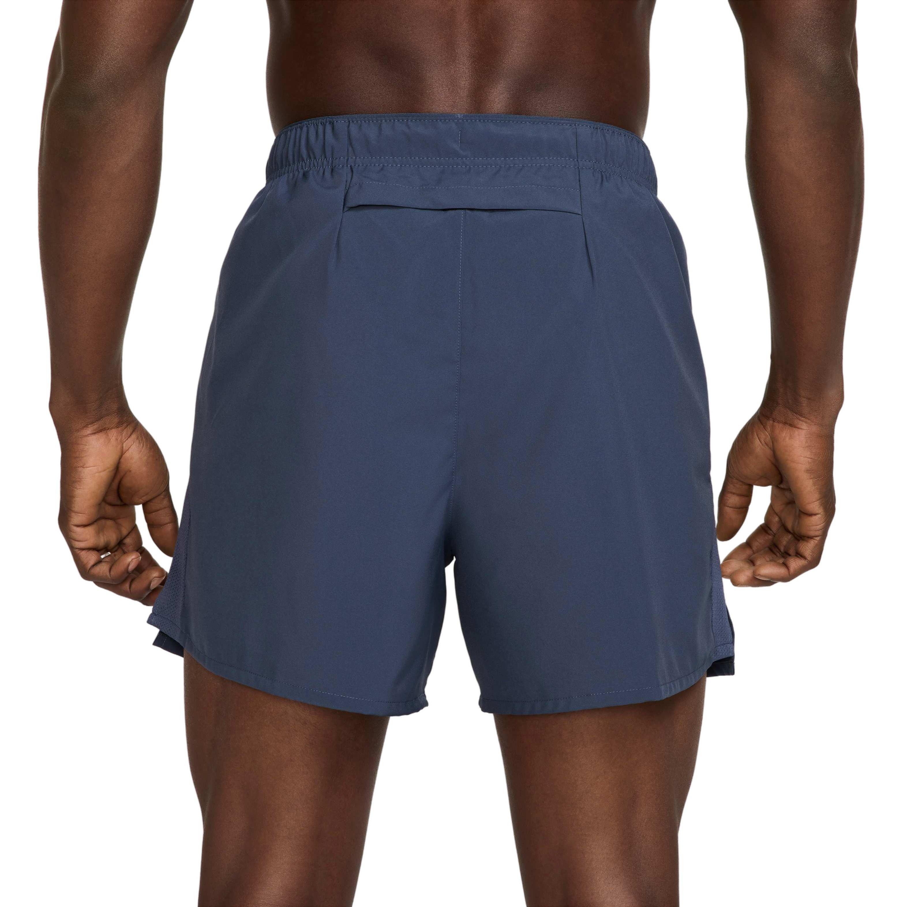Nike Men's Challenger 5" Dri-FIT Brief-Lined Running Shorts - BLUE Thumbnail View 2