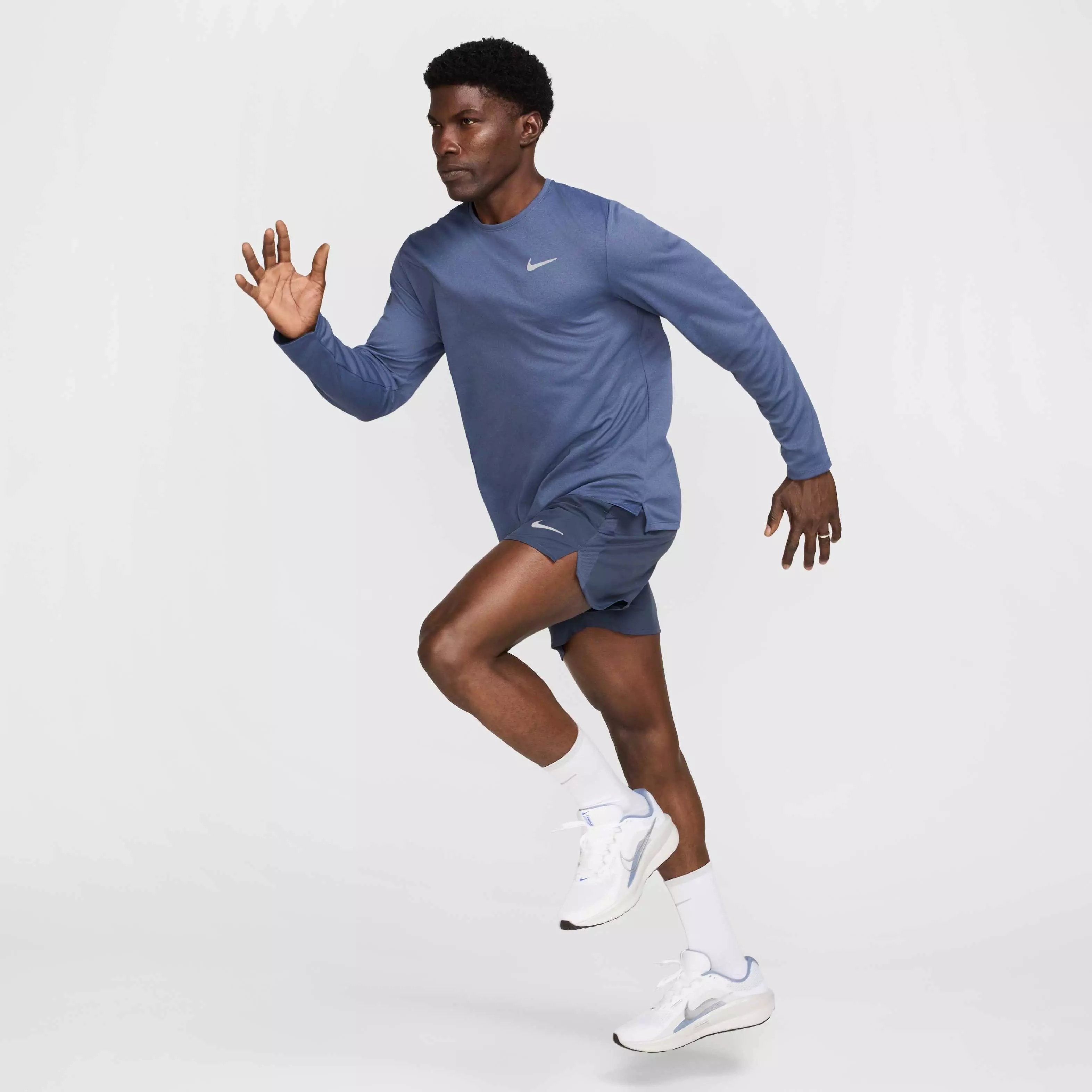 Nike Men's Challenger 5" Dri-FIT Brief-Lined Running Shorts - BLUE