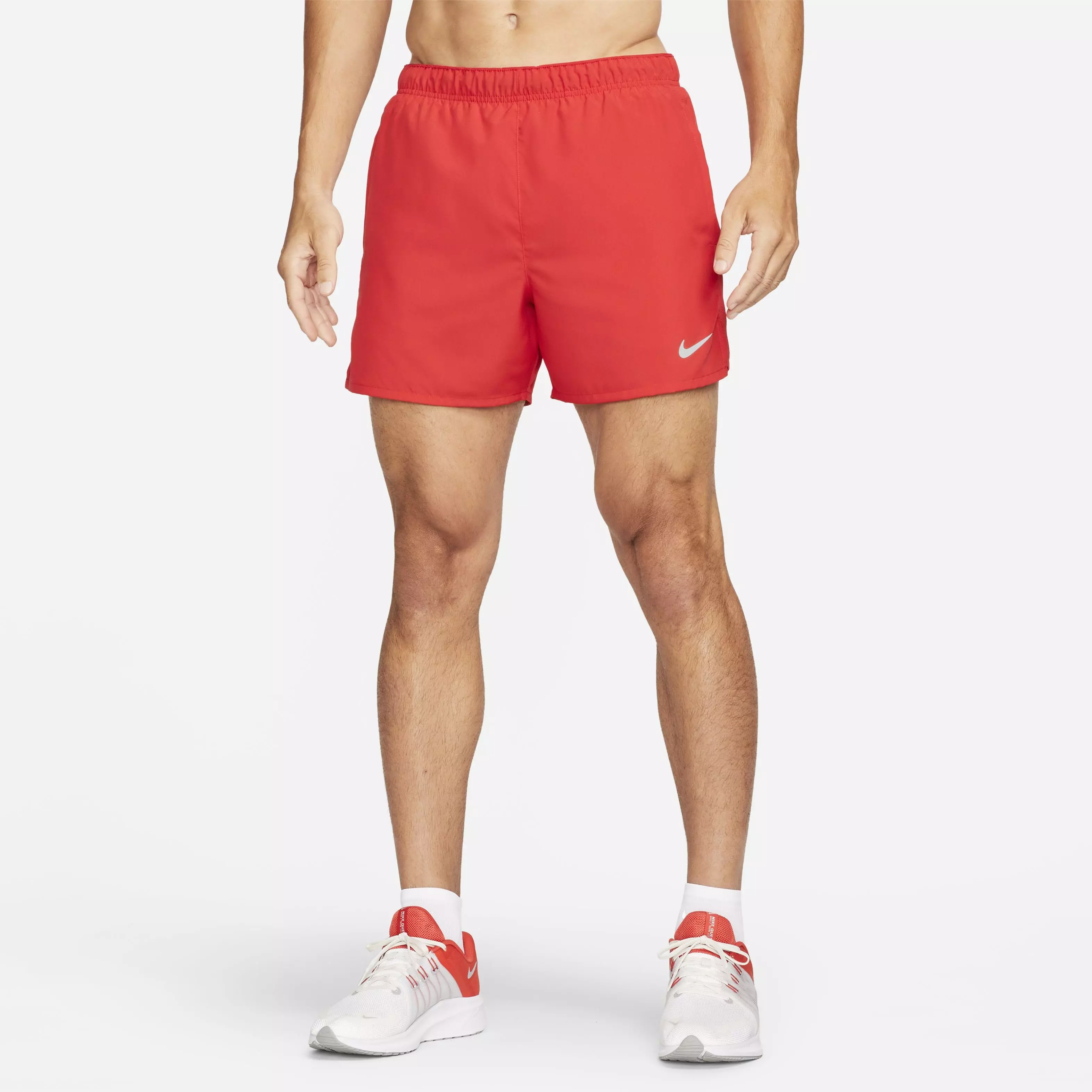 Nike Men's Challenger 5" Dri-FIT Brief-Lined Running Shorts - RED