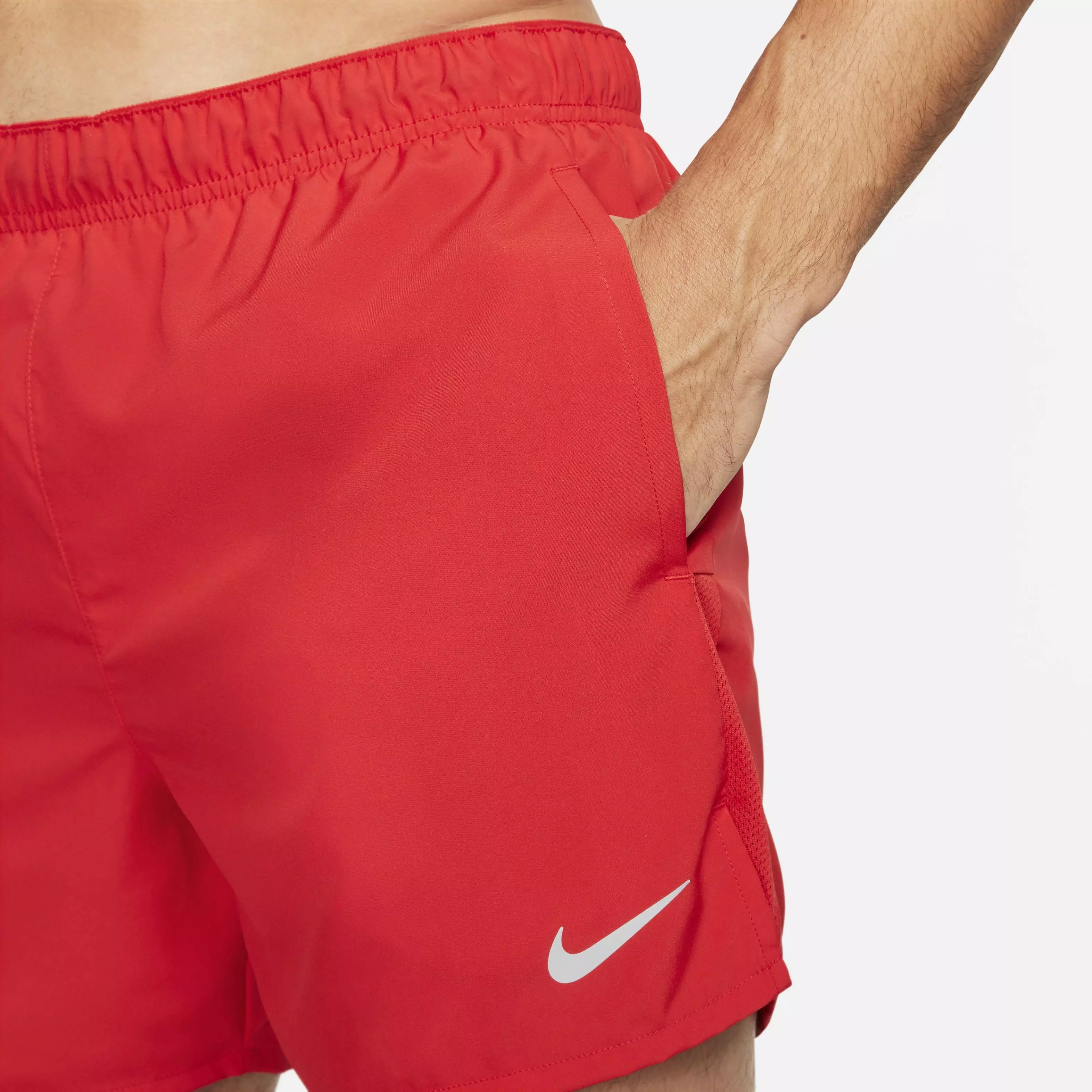 Nike Men's Challenger 5" Dri-FIT Brief-Lined Running Shorts - RED