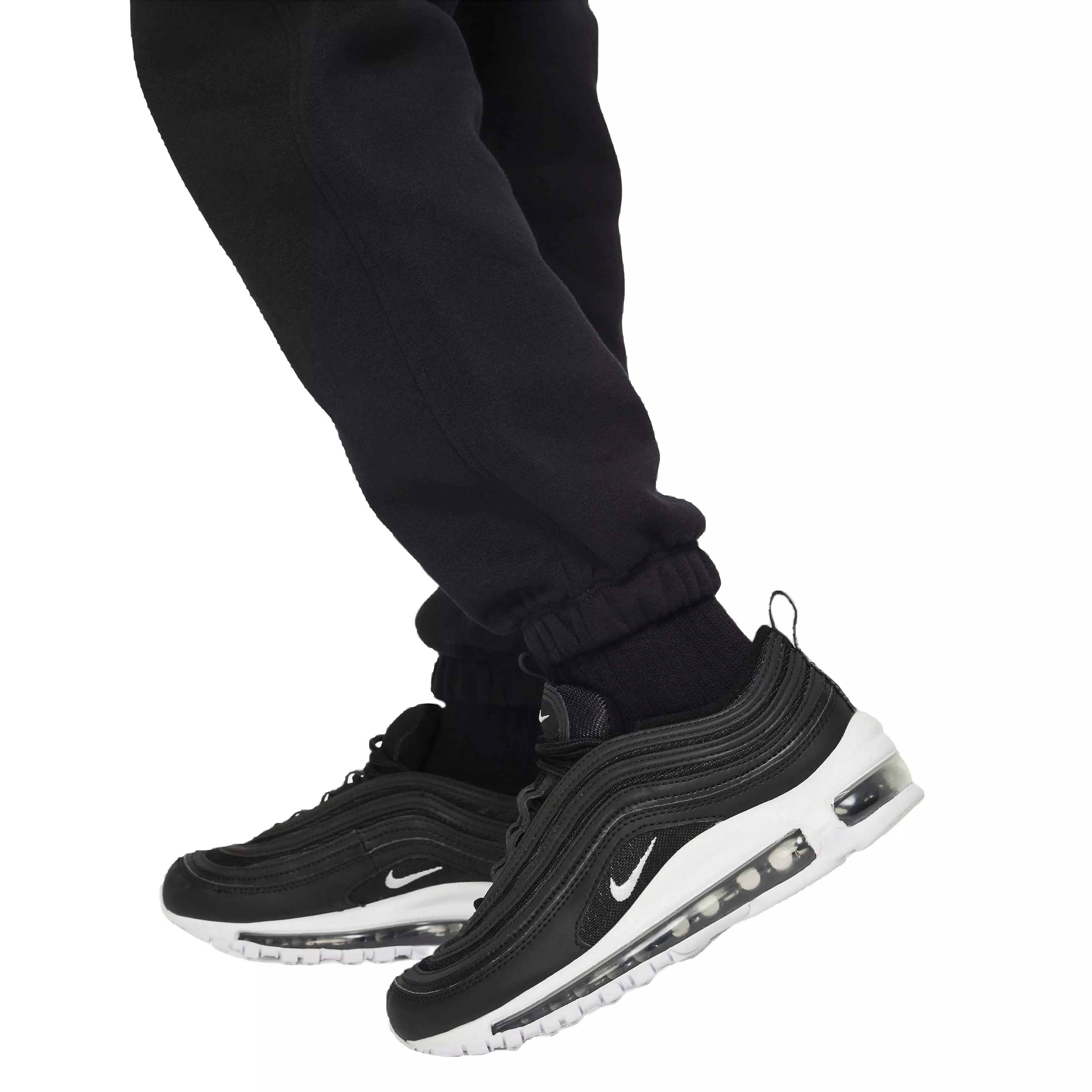 Nike Big Girls' Sportswear Club Lightweight Fleece Loose Pants - Black - BLACK