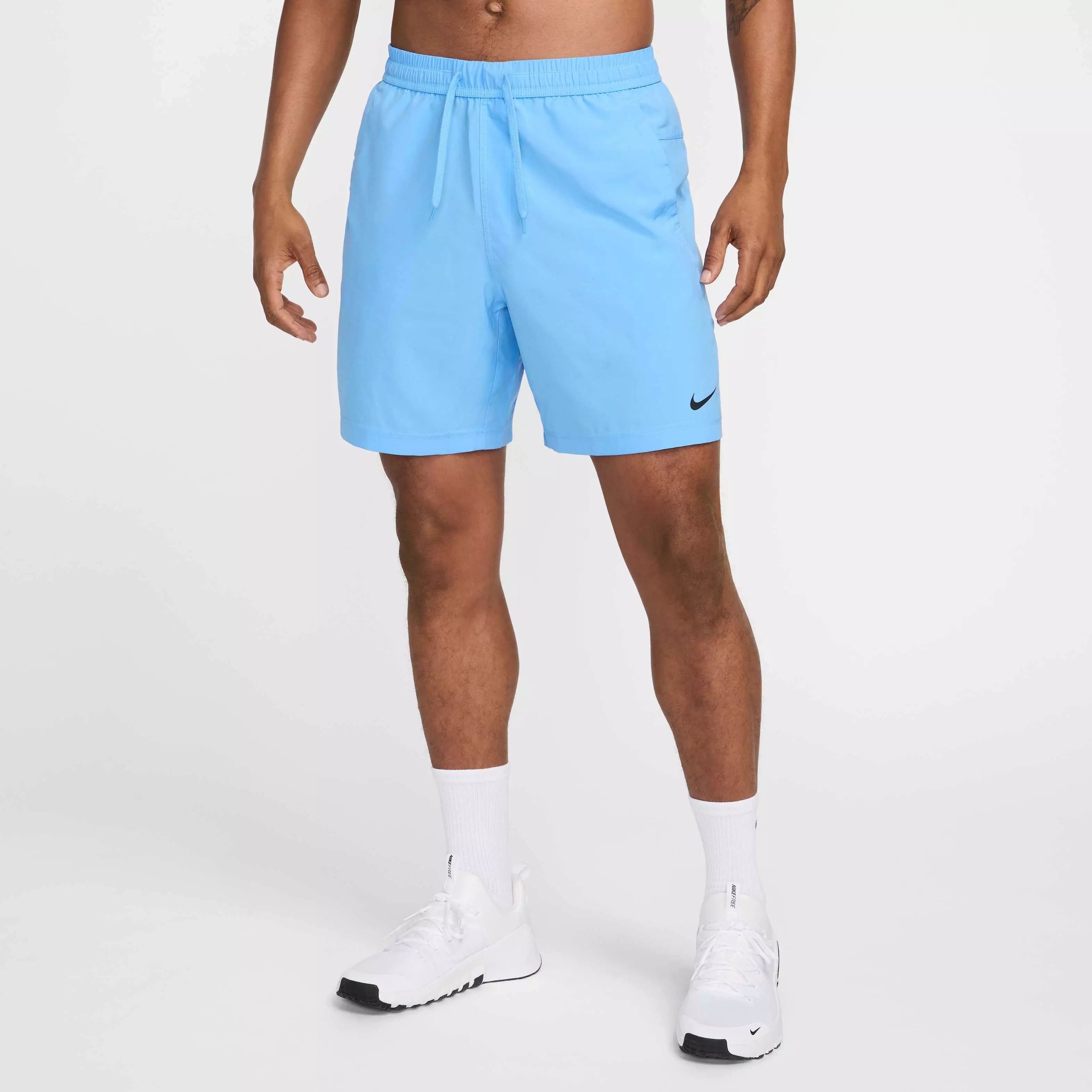 Nike Men's Form Dri-FIT 7" Unlined Versatile Shorts - BLUE