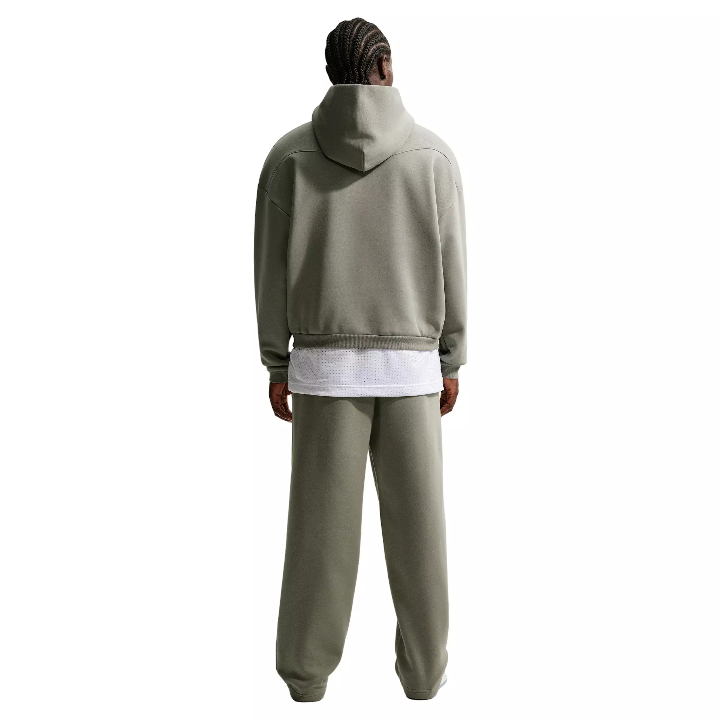 Nike Men's Club Open-Hem Fleece Sweatpants - Grey - GREY