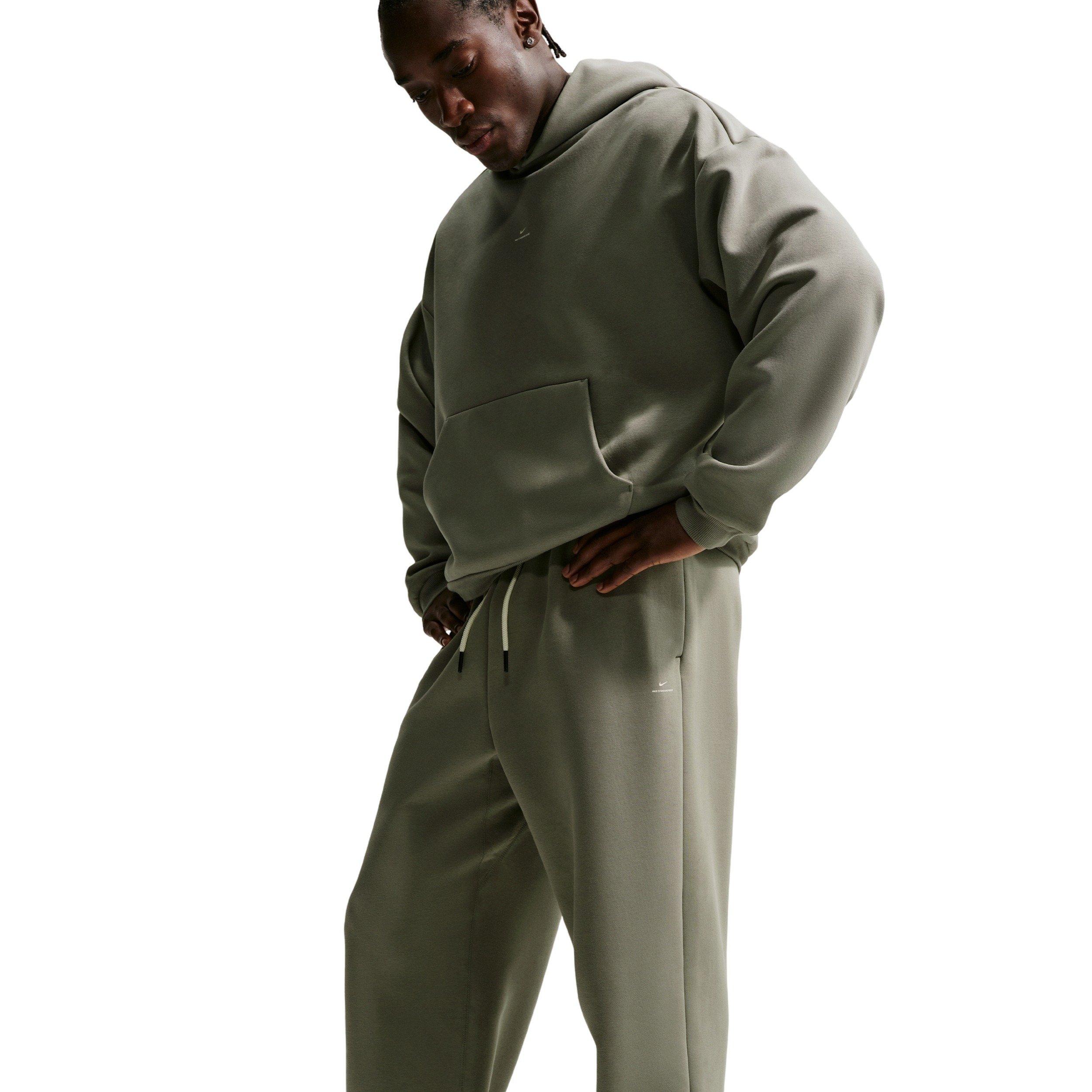 Nike Men's Club Open-Hem Fleece Sweatpants - Grey - GREY Thumbnail View 5