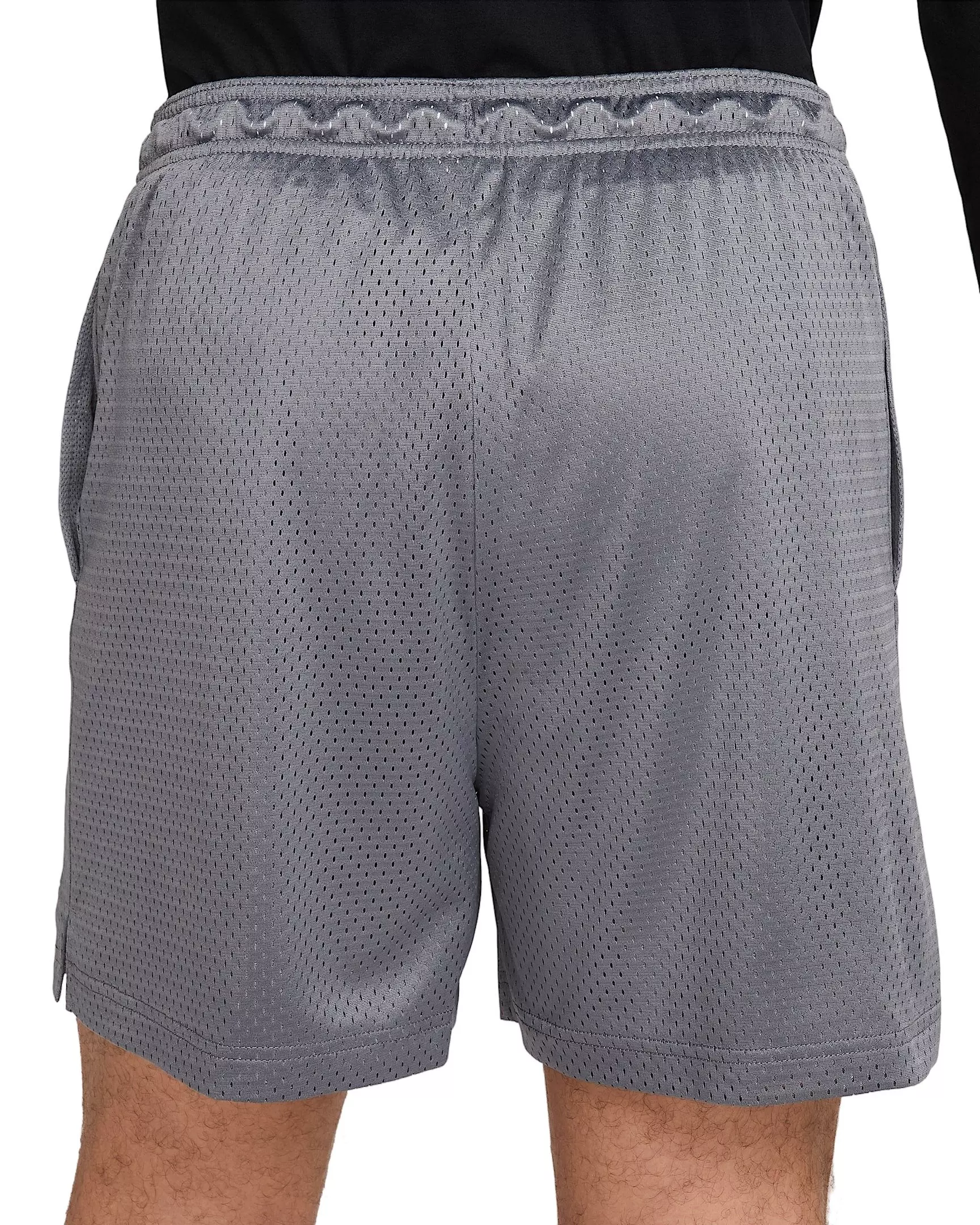 Nike Men's Dri-FIT 5" Mesh Basketball Shorts - GREY