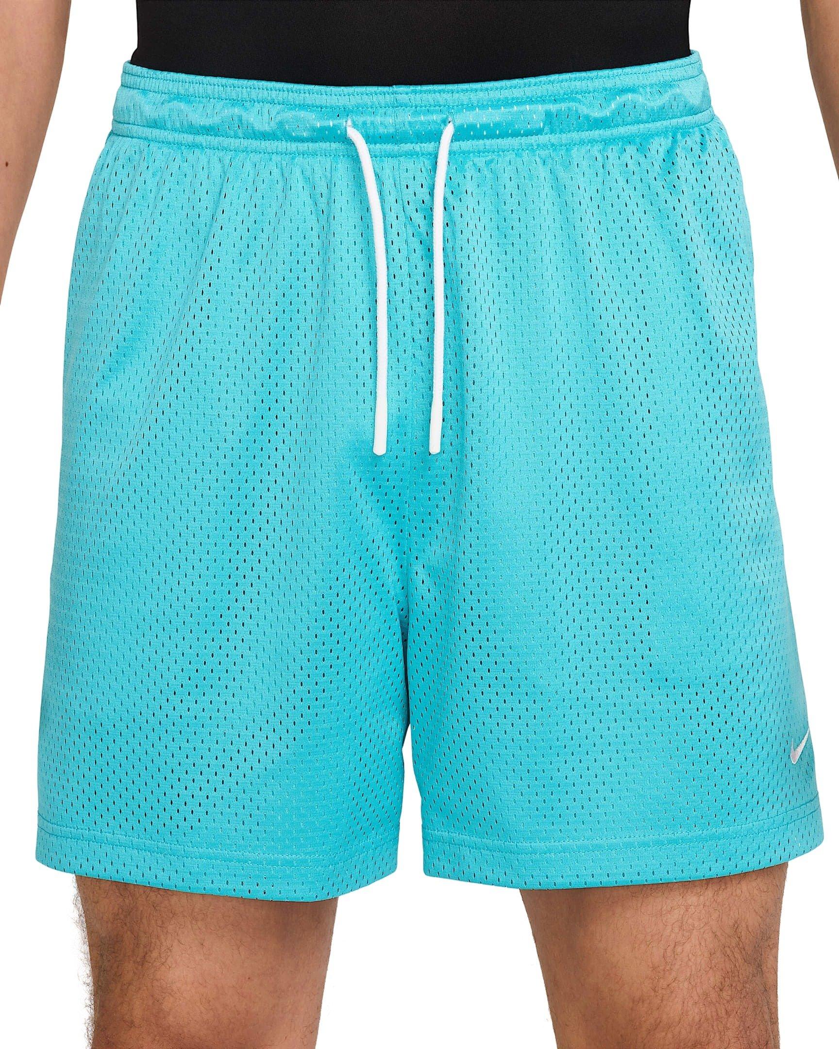 Nike Men's Dri-FIT 5" Mesh Basketball Shorts - TURQUOISE  Thumbnail View 1
