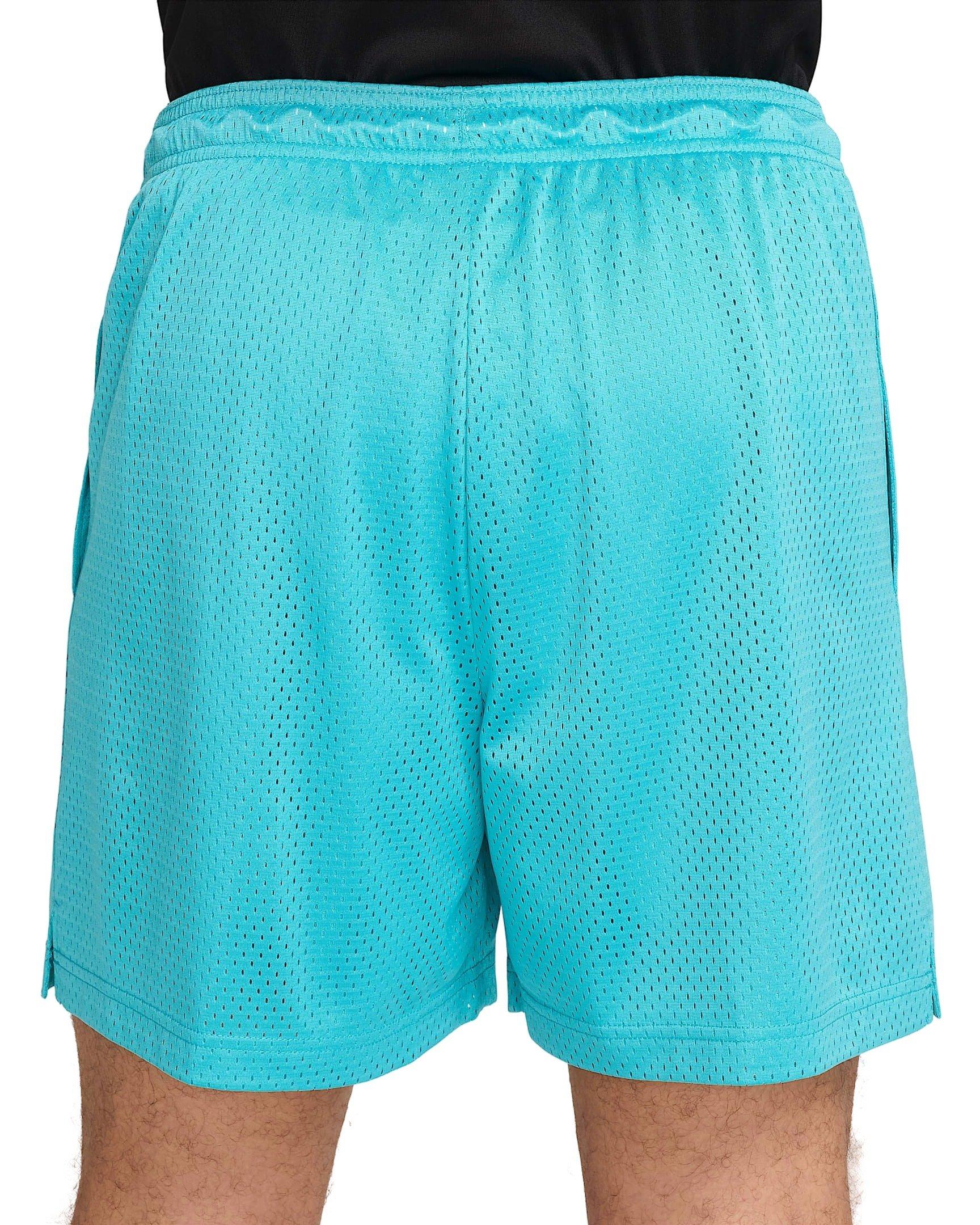 Nike Men's Dri-FIT 5" Mesh Basketball Shorts - TURQUOISE  Thumbnail View 2