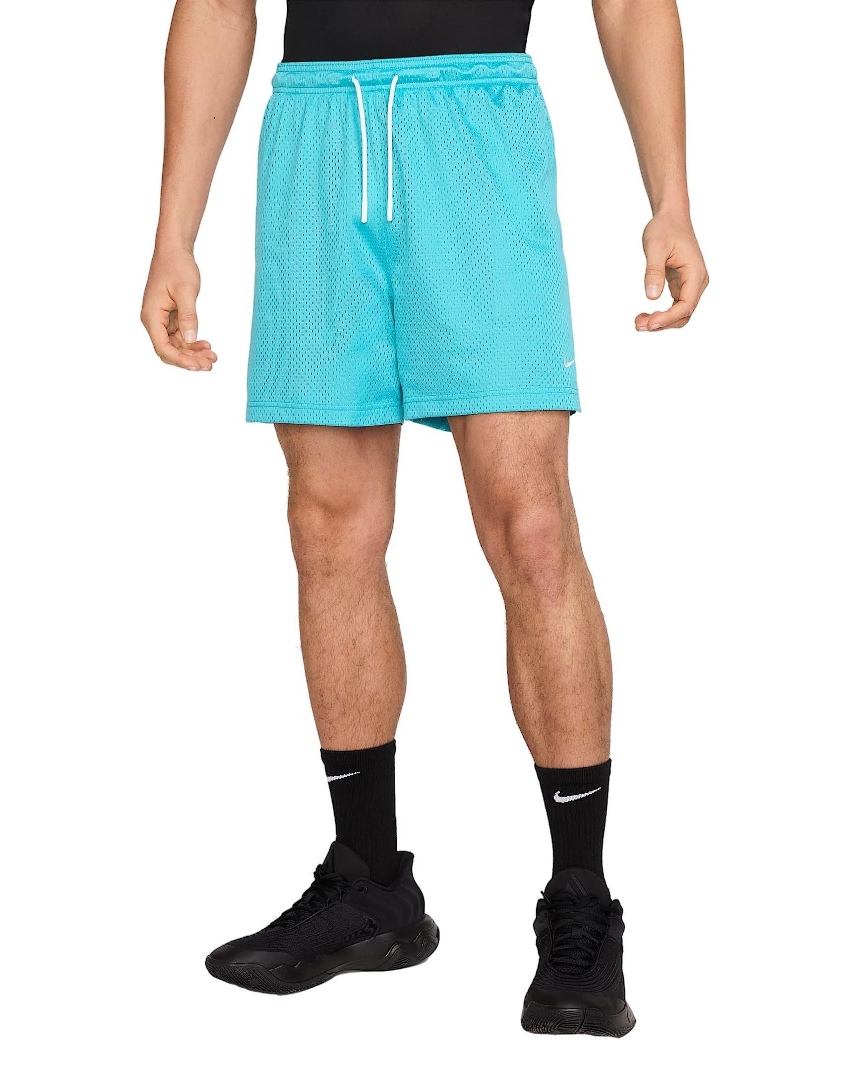 Nike Men's Dri-FIT 5" Mesh Basketball Shorts - TURQUOISE  Thumbnail View 3
