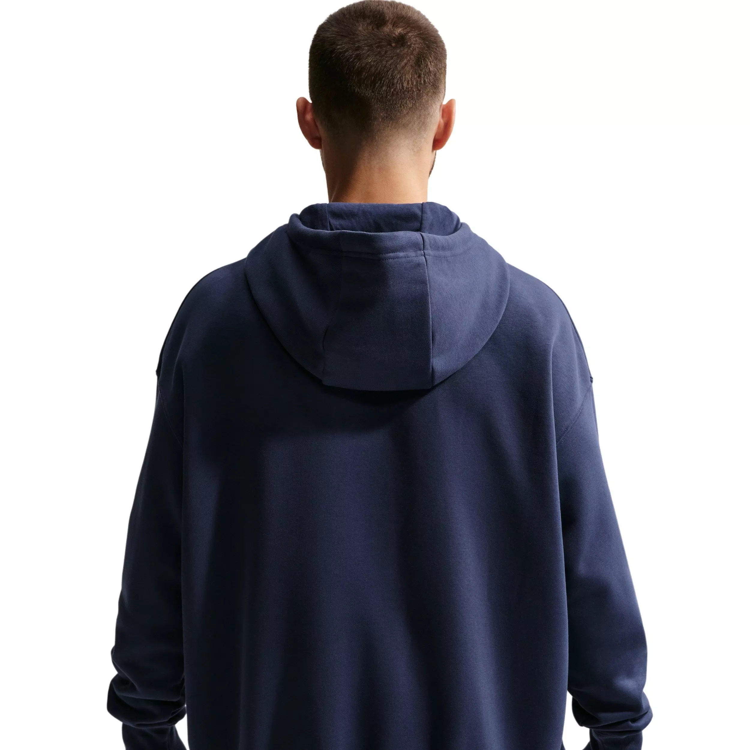 Nike Caitlin Clark Basketball Phoenix Fleece Pullover Hoodie - Navy/Red - NAVY/RED