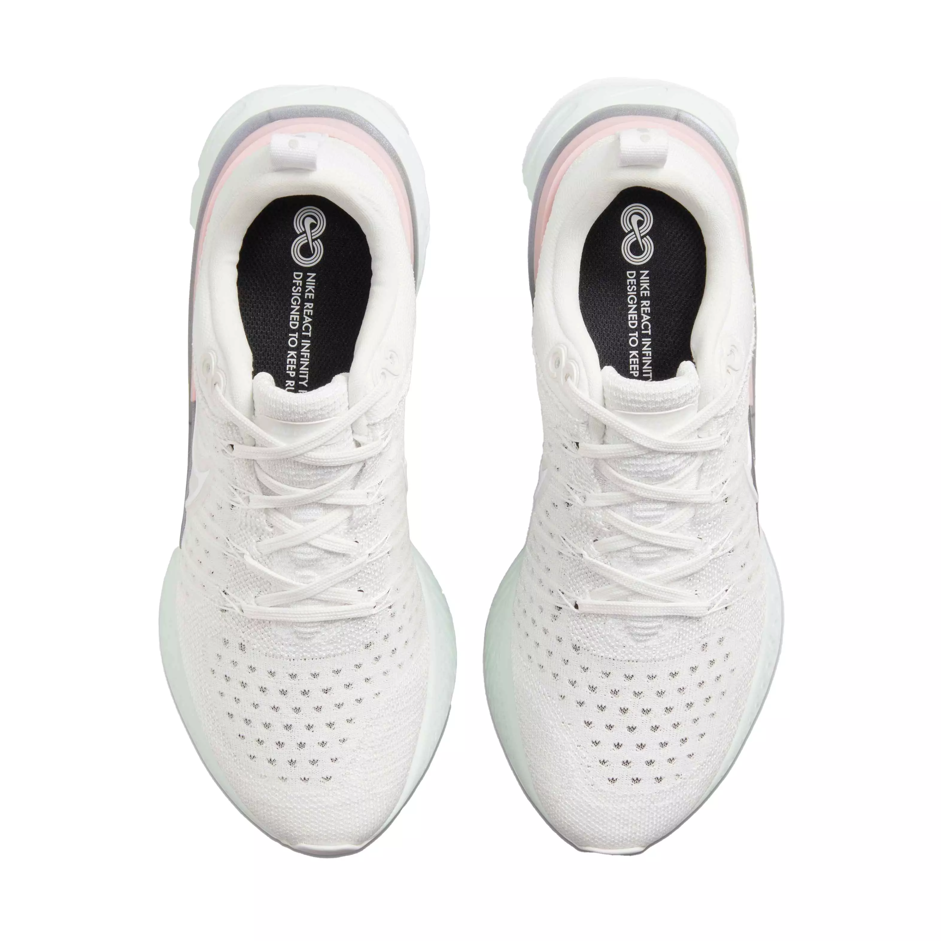 Nike React Infinity  2 "Platinum Tint/White-Barely Green" Women's Running Shoe - GREY